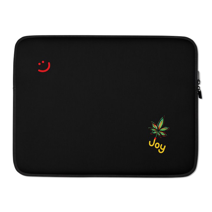 Joyful Leaf Laptop Sleeve product image (2)