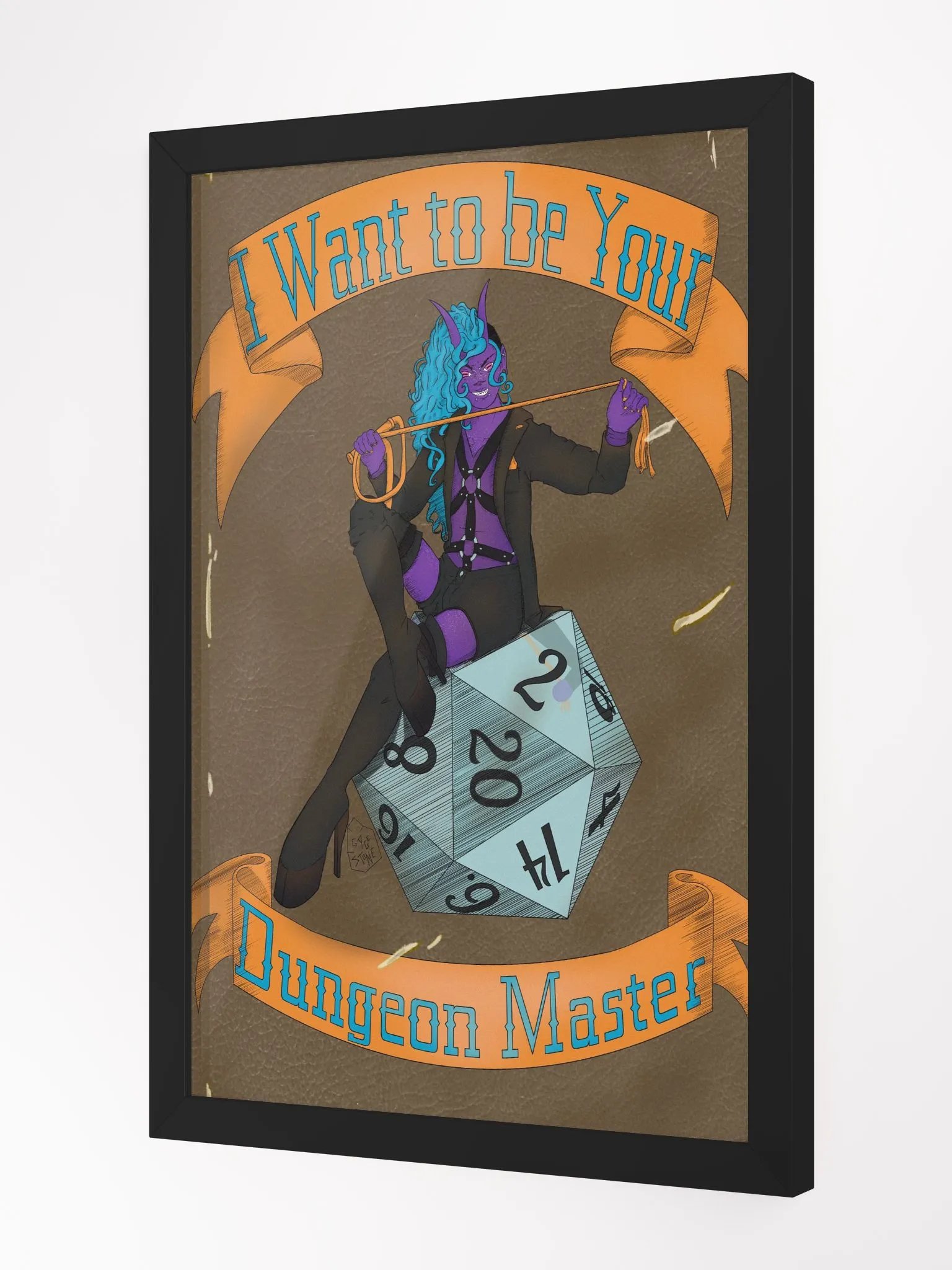 DM Pun Poster (Framed) product image (5)