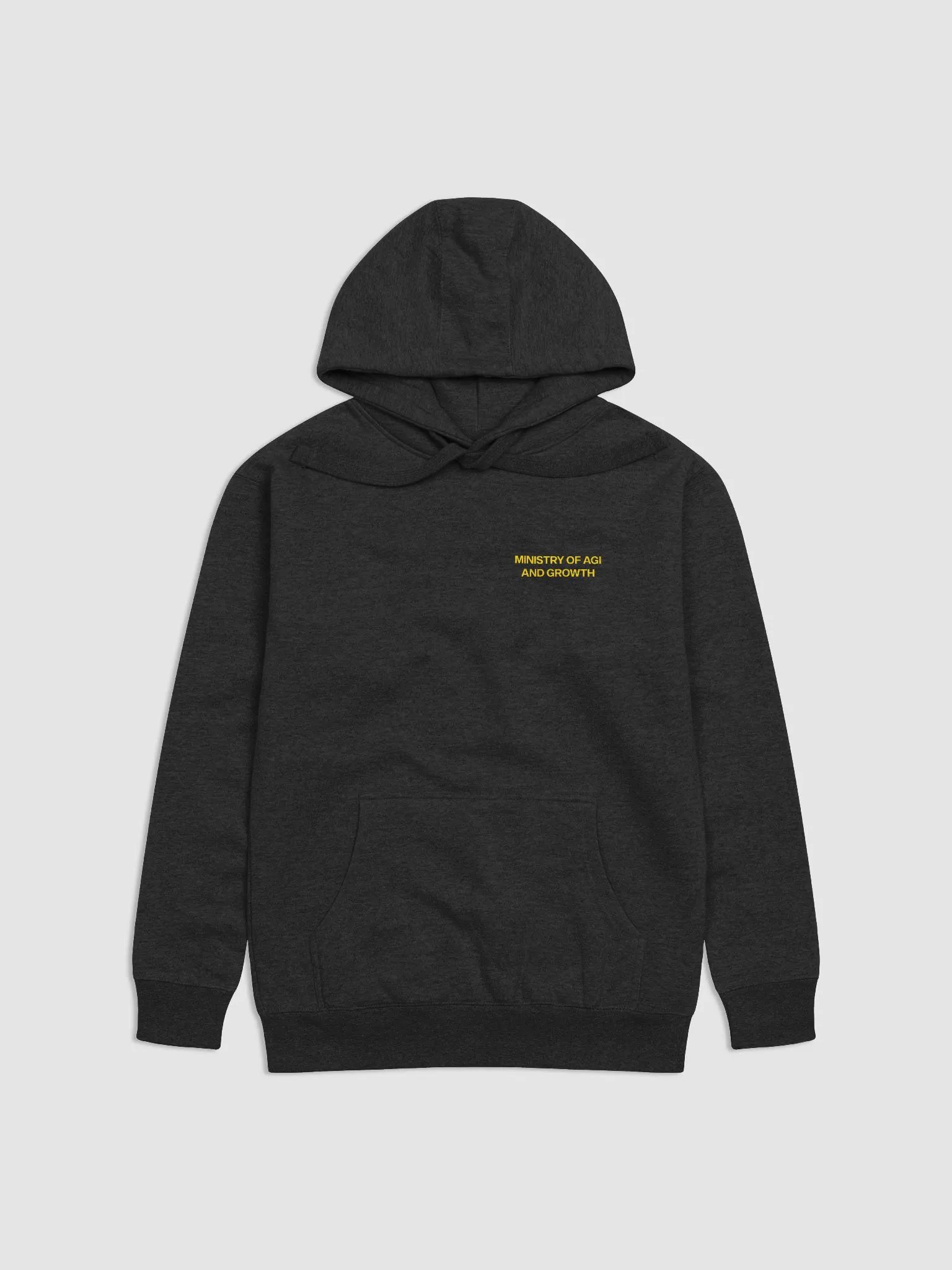 ministry of agi and growth hoodie - 65% soft cotton product image (1)