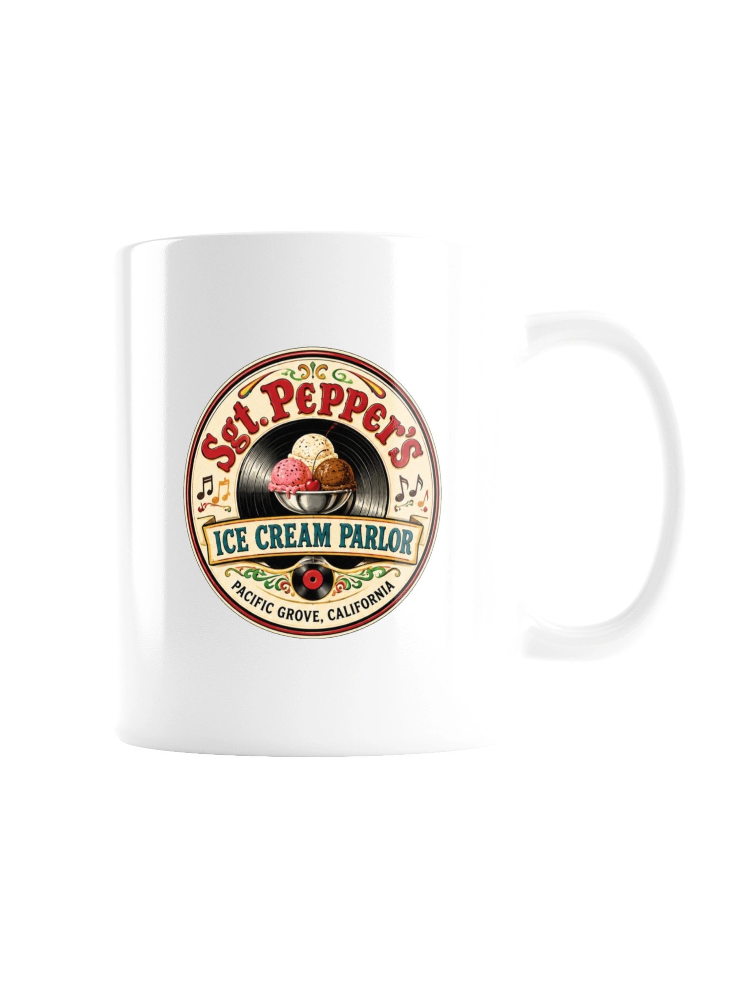 Sgt. Pepper's Ice Cream Parlor Classic Logo Mug product image (9)