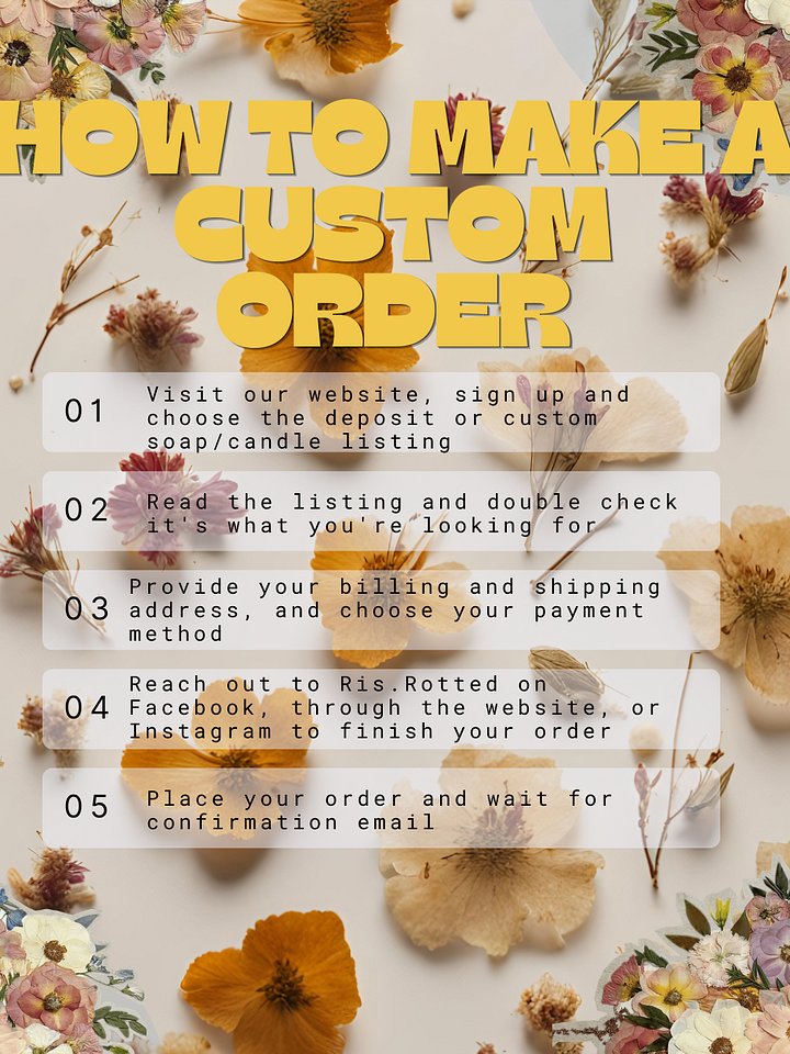 Custom Order Deposit! (Please message me before placing) product image (1)