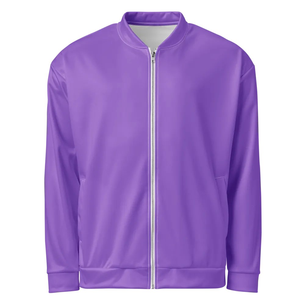 Plain Color Amethyst Bomber Jacket product image (1)