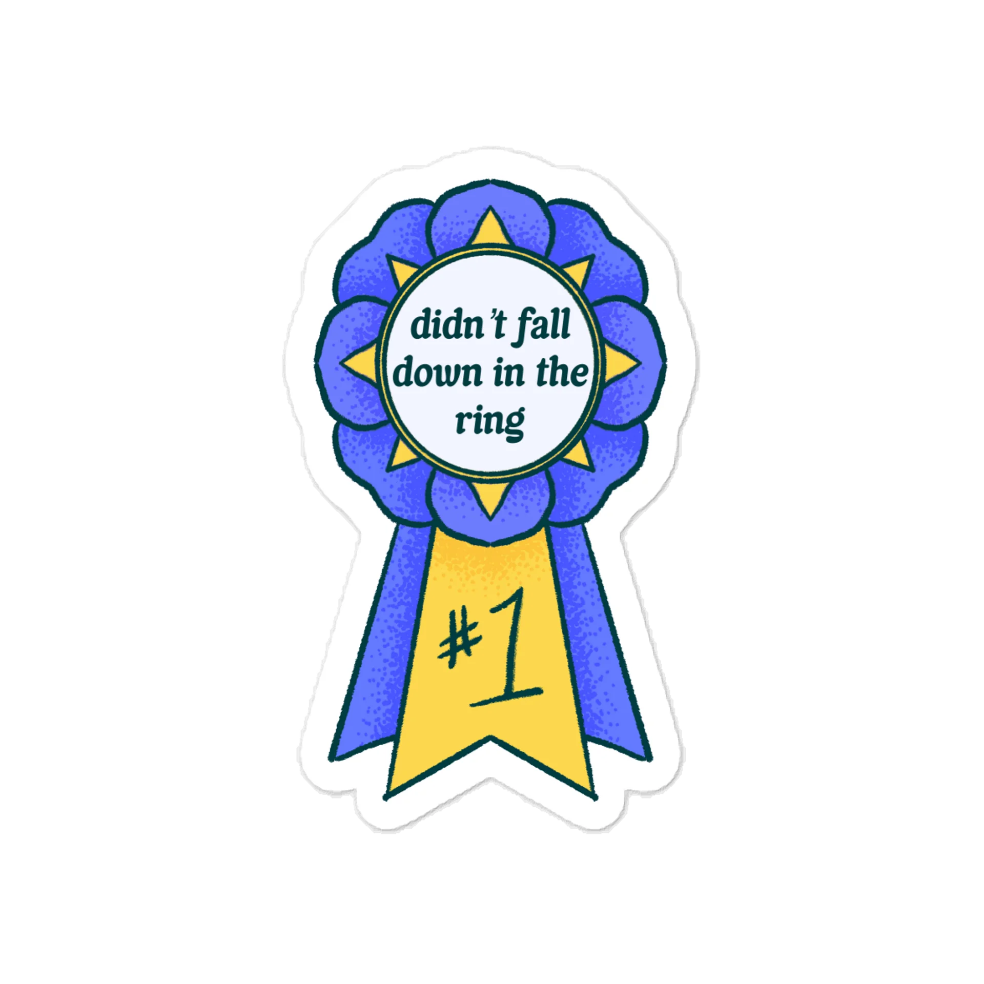 Rosette Series: Didn't Fall Down Sticker product image (1)