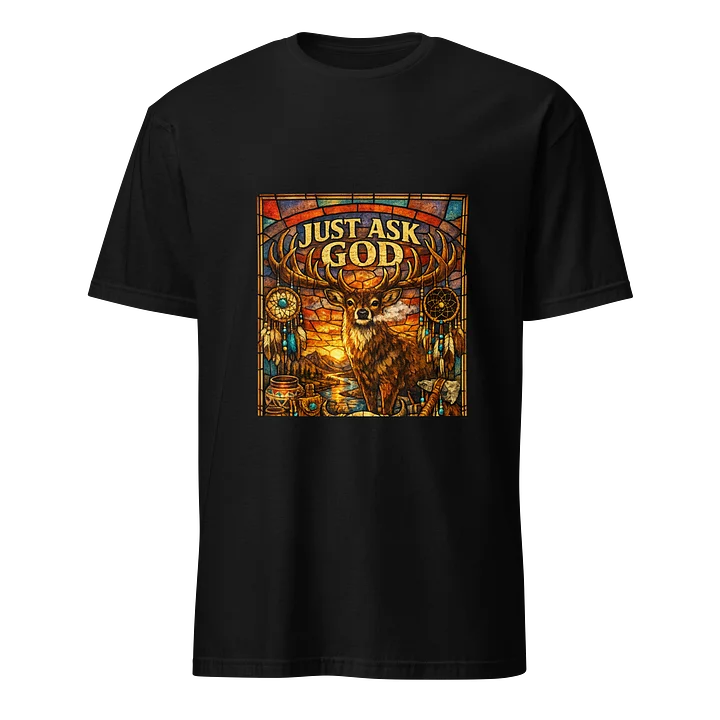 Divine Deer Stained Glass T-Shirt product image (1)