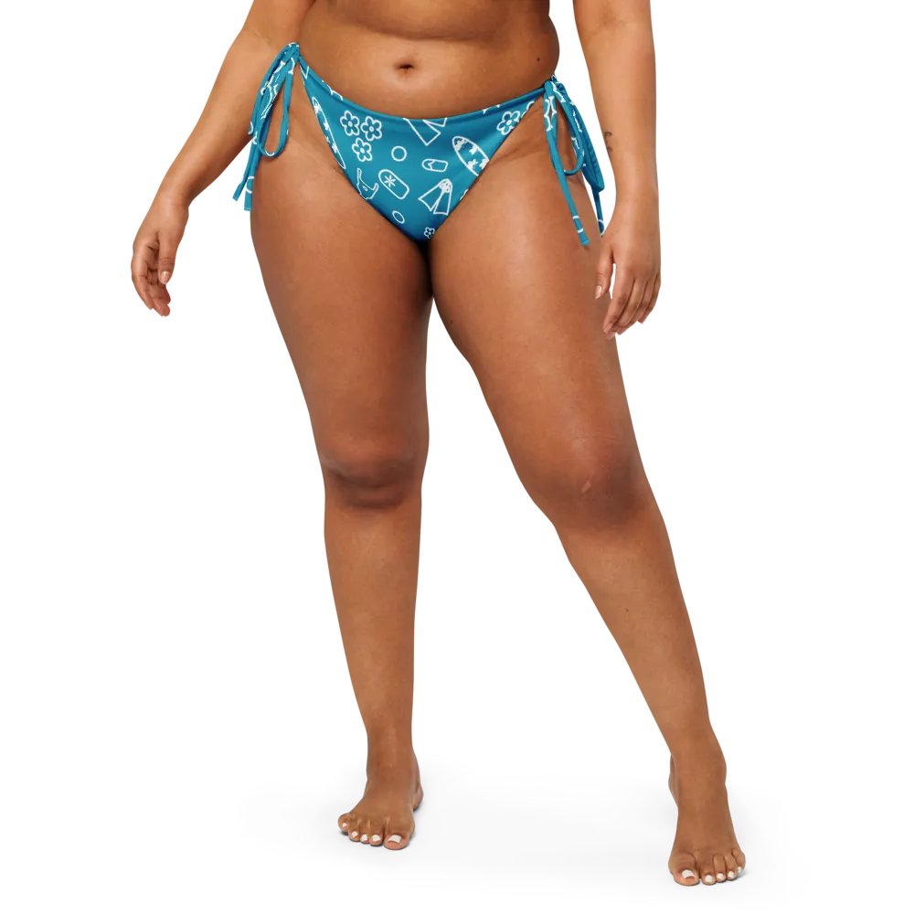 Beach Necessities Pattern String Bikini Bottom product image (4)