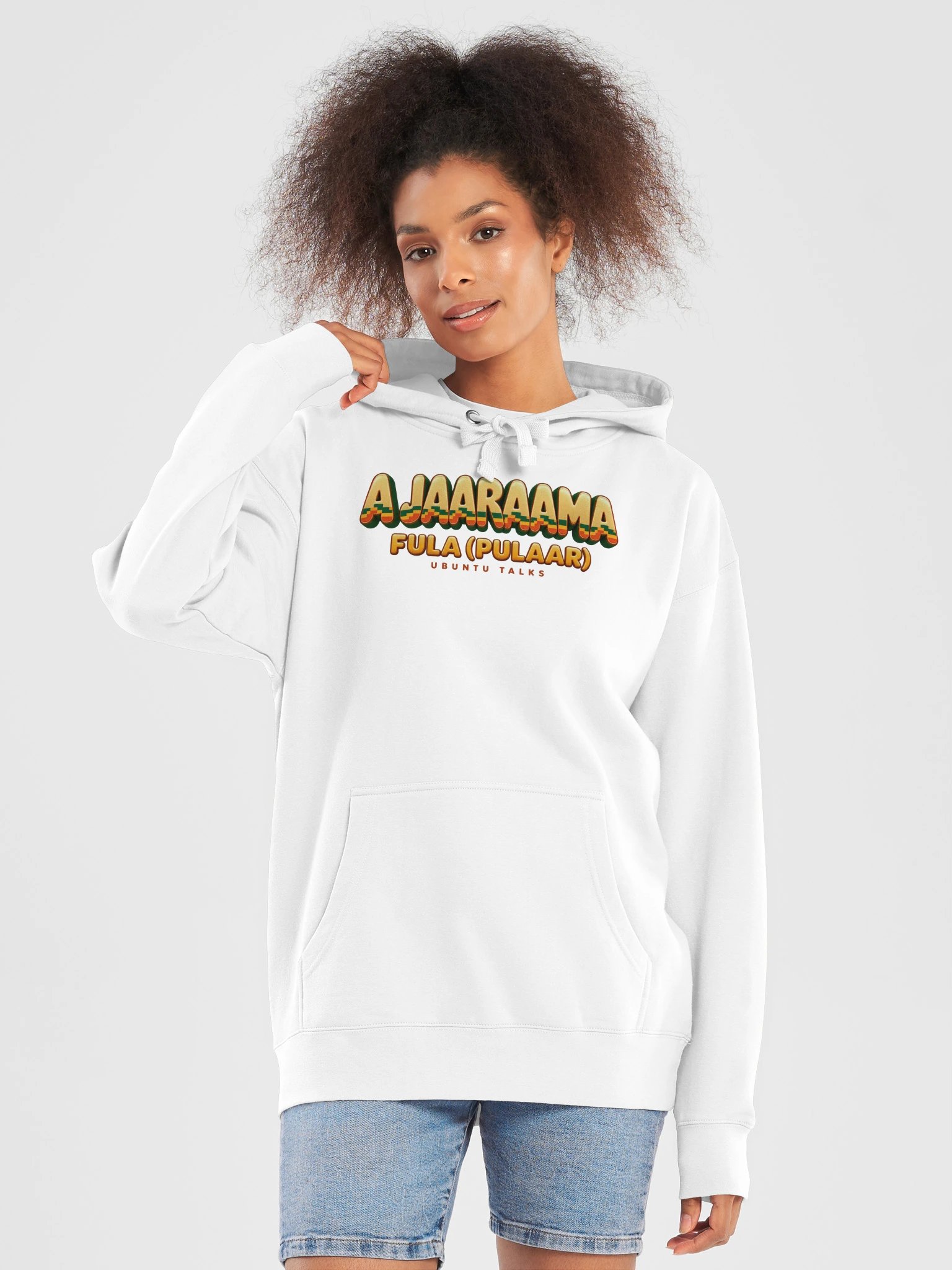 Ubuntu Talks Heritage — A JAARAAMA | Fula (Pulaar) Premium Hoodie product image (9)