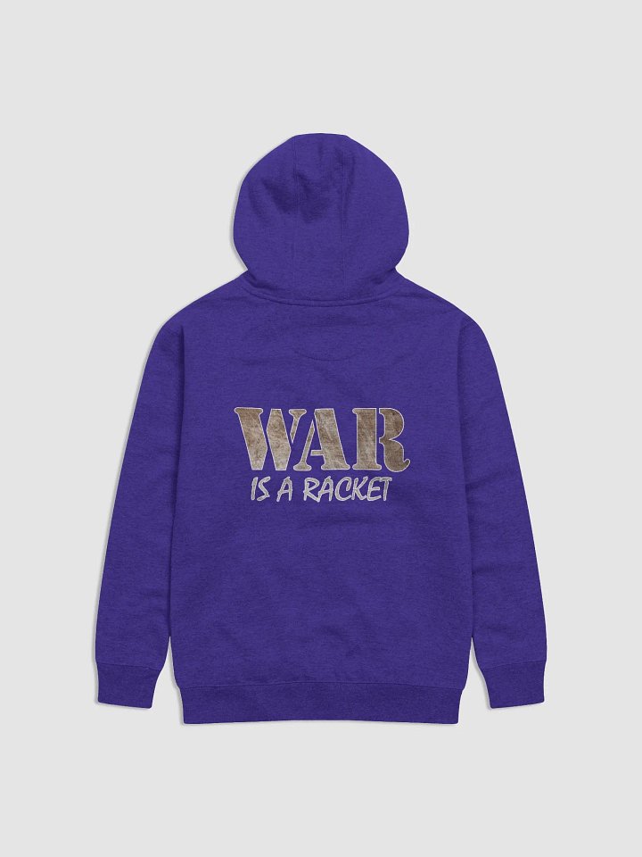 War Is A Racket - Metal - Cotton Heritage Unisex Premium Hoodie (Back) product image (1)