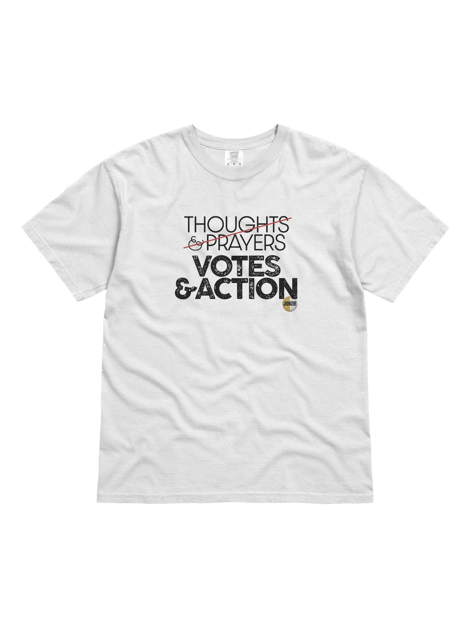 THOUGHTS & PRAYERS T-Shirt White product image (1)