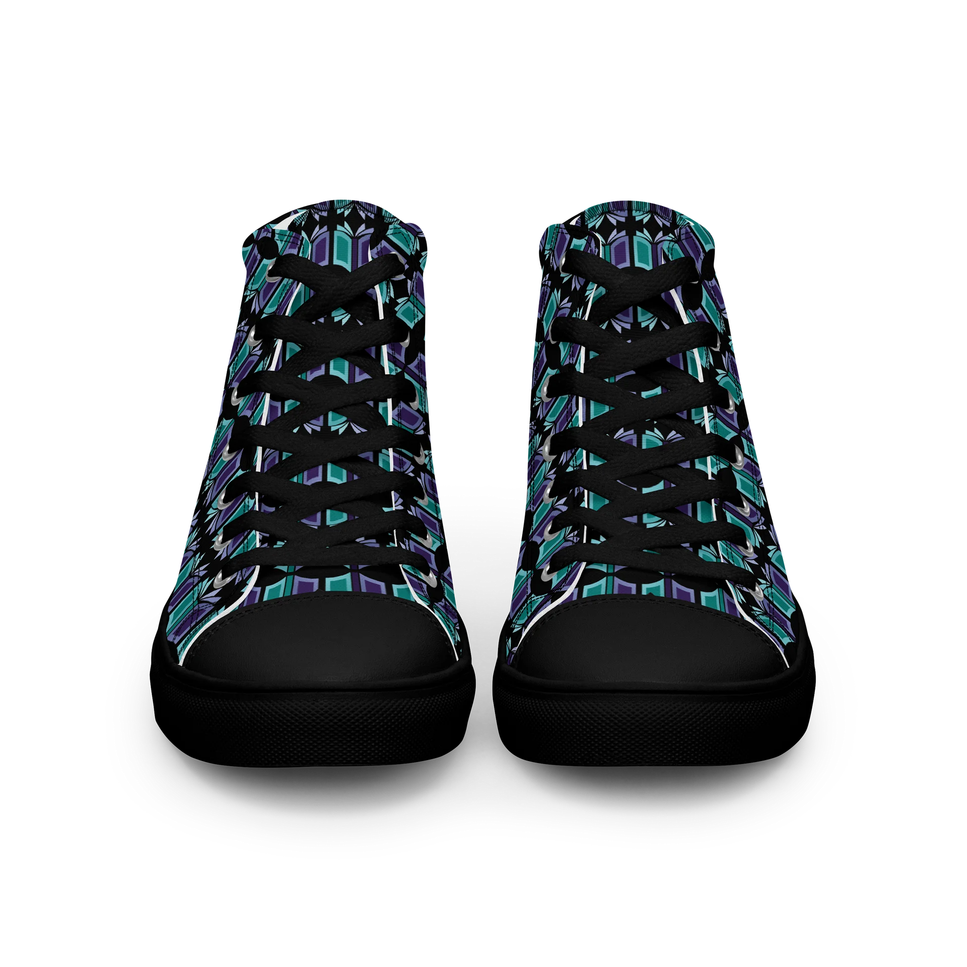 Women's Black High Top Canvas Shoes + One-Time Contribution product image (3)