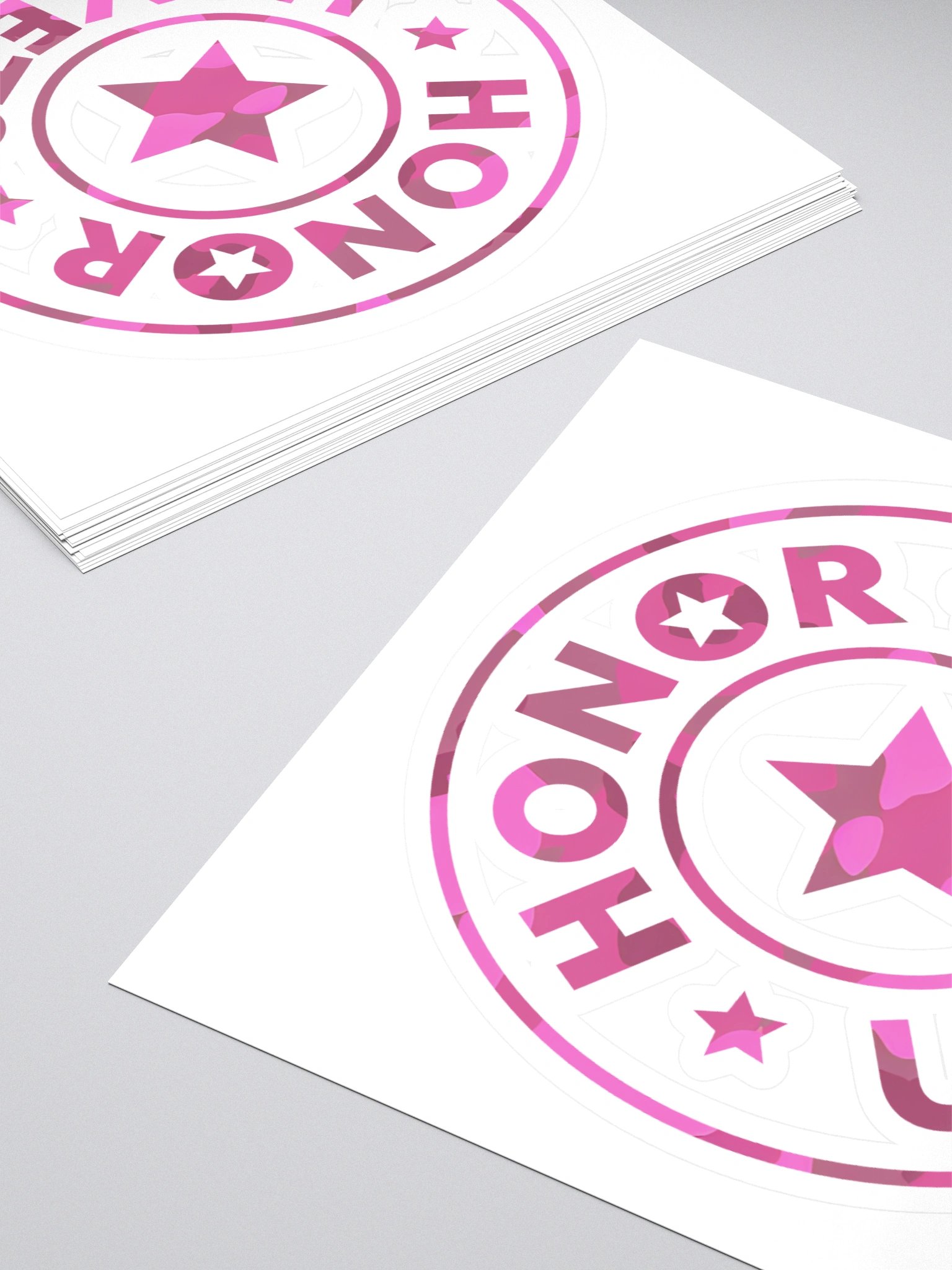 HONORUSVETS - PINK STAR STICKERS product image (4)