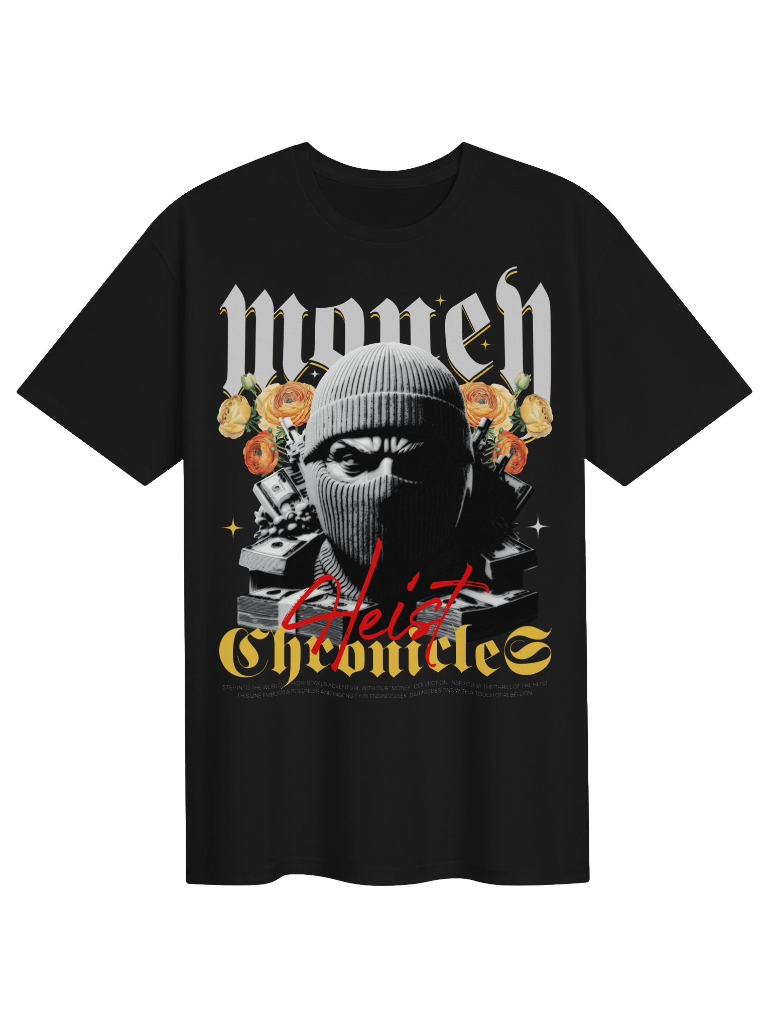 Money Heist Chronicles Balaclava Graphic Unisex Softstyle T-Shirt product image (1)