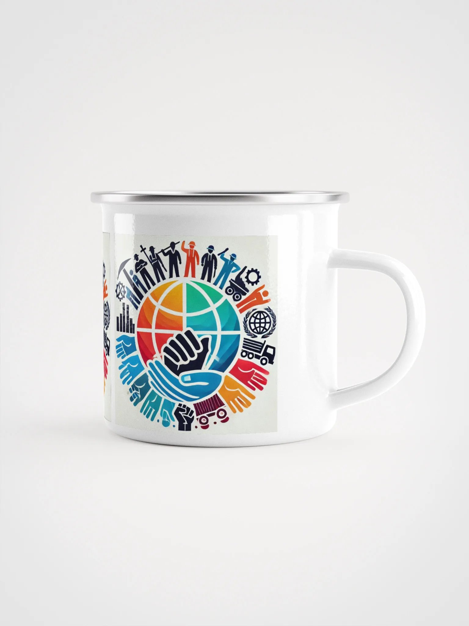 Unity Adventure Enamel Mug product image (1)