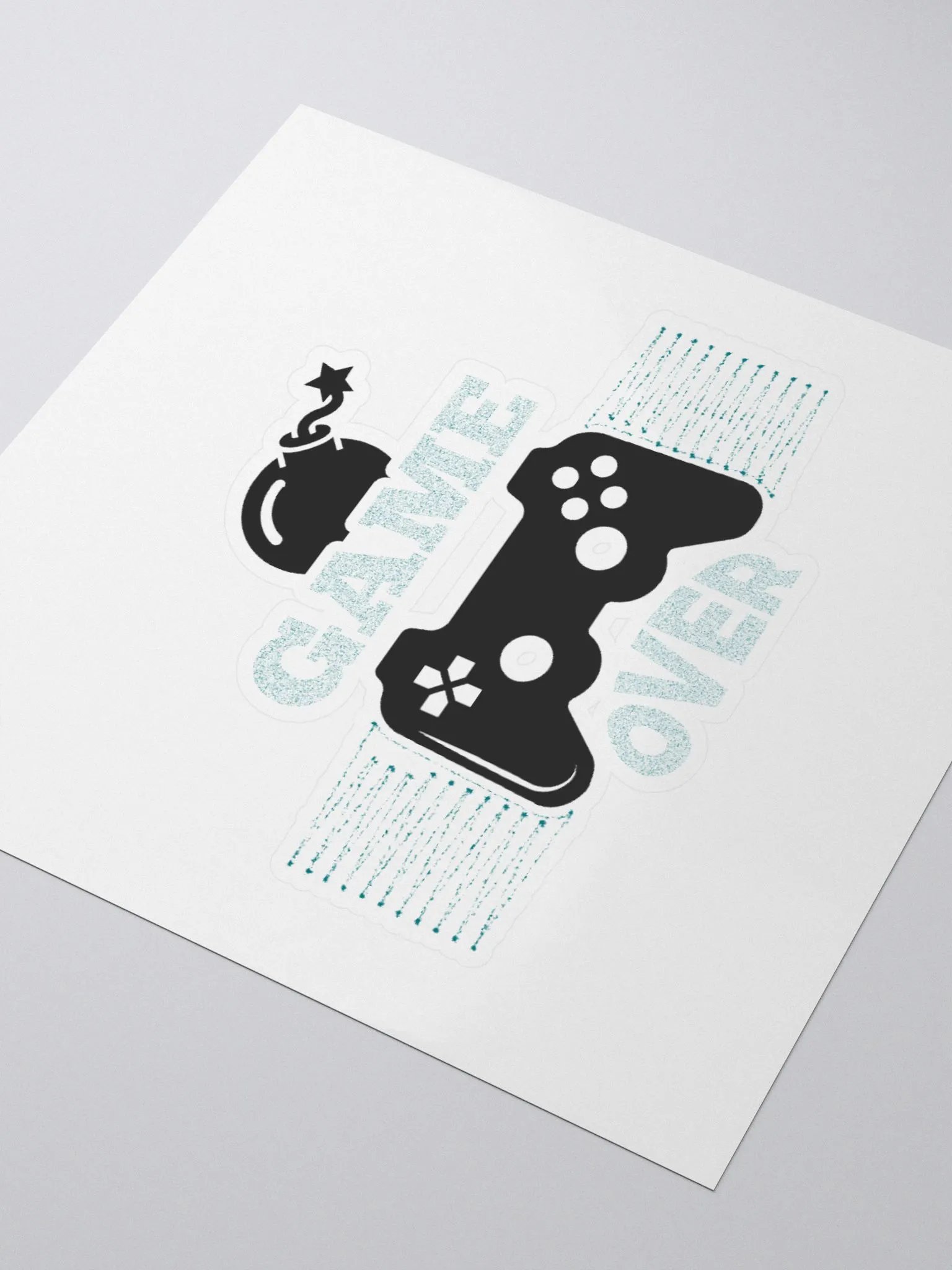 Game Over Controller and Cat Sticker Set product image (7)