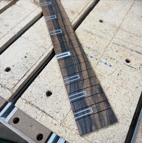 Crelicam ebony fingerboard for the next build. 

#luthier #guitar #lookgoodsoundgood #cnc #cncguitar