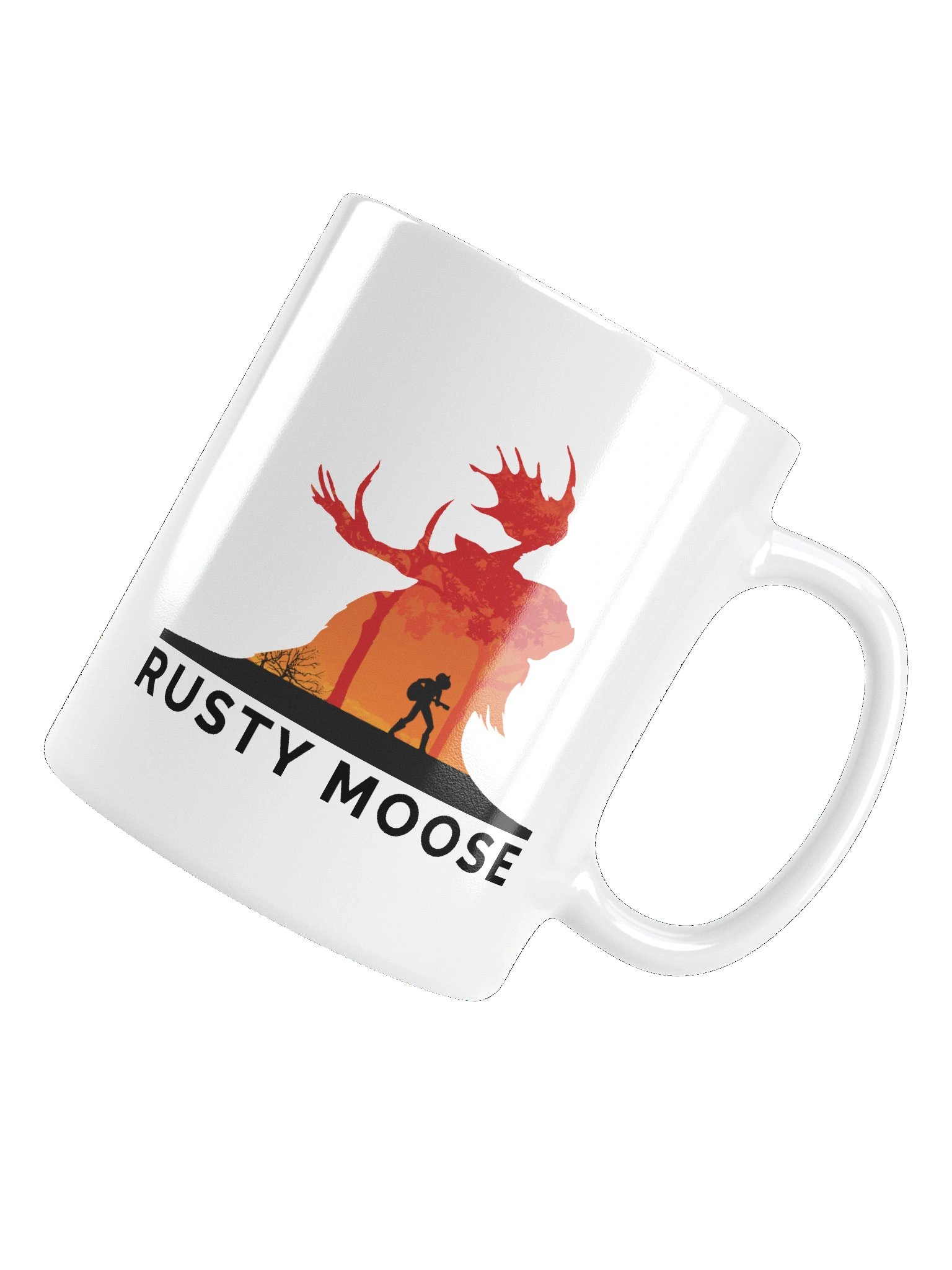 Rusty Moose Coffee Mug (White) product image (5)
