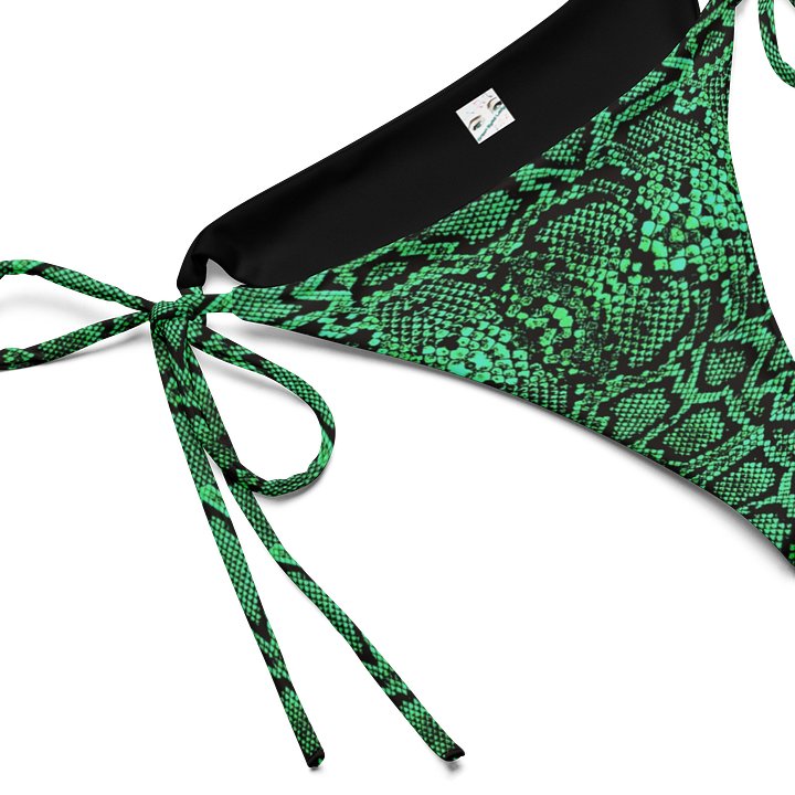 GEL Snakeskin Print Bikini Bottoms product image (1)