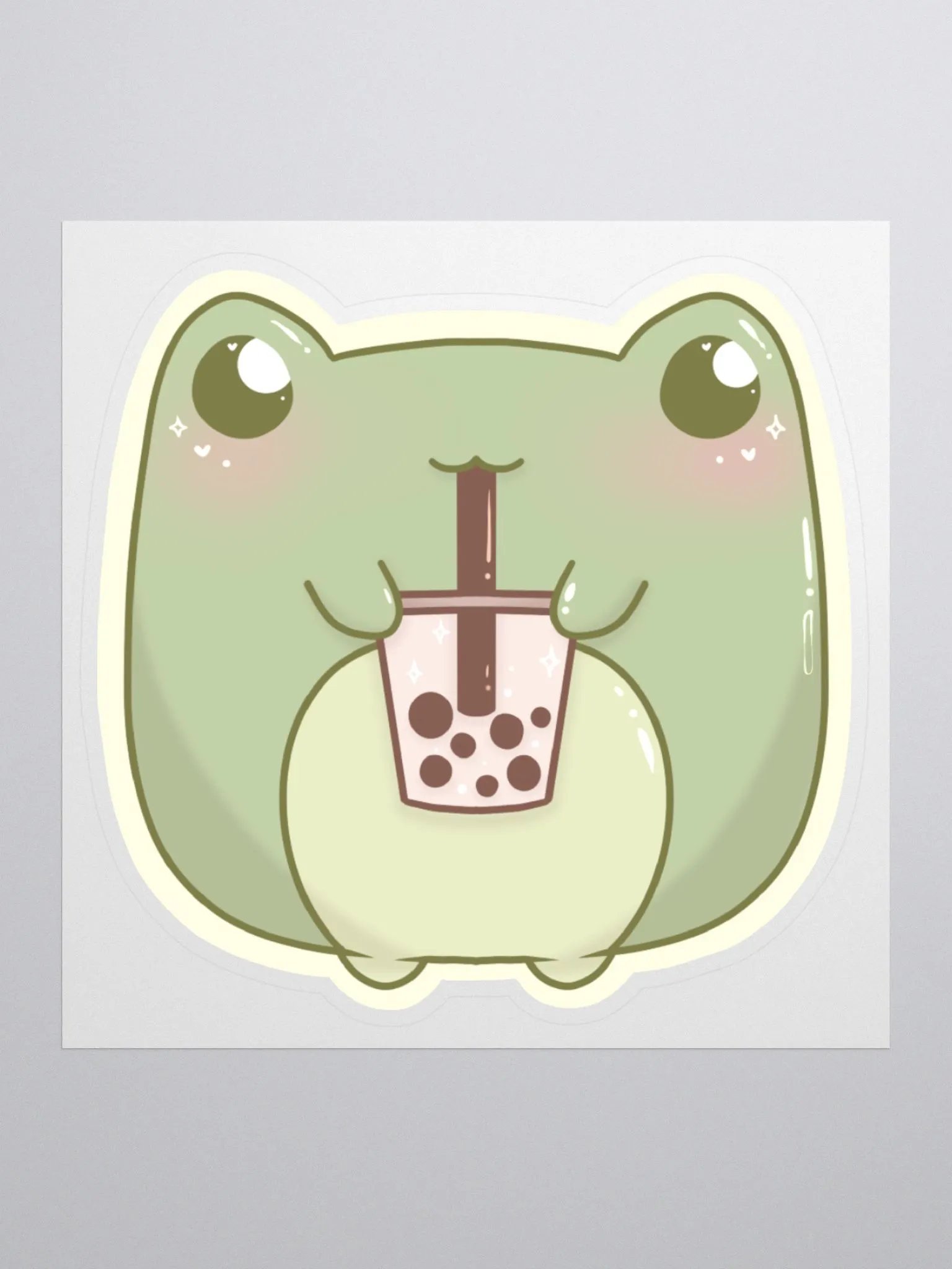 Sippy Boba Frog Sticker product image (1)