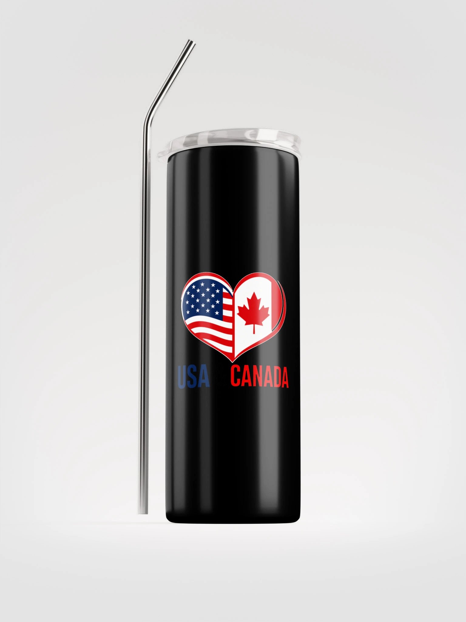 USA & Canada Friendship Heart-Flag Tumbler product image (1)