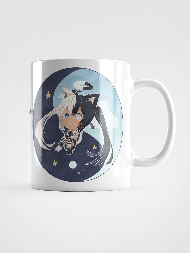 All White Mug - Byakko Chibi Edition product image (2)