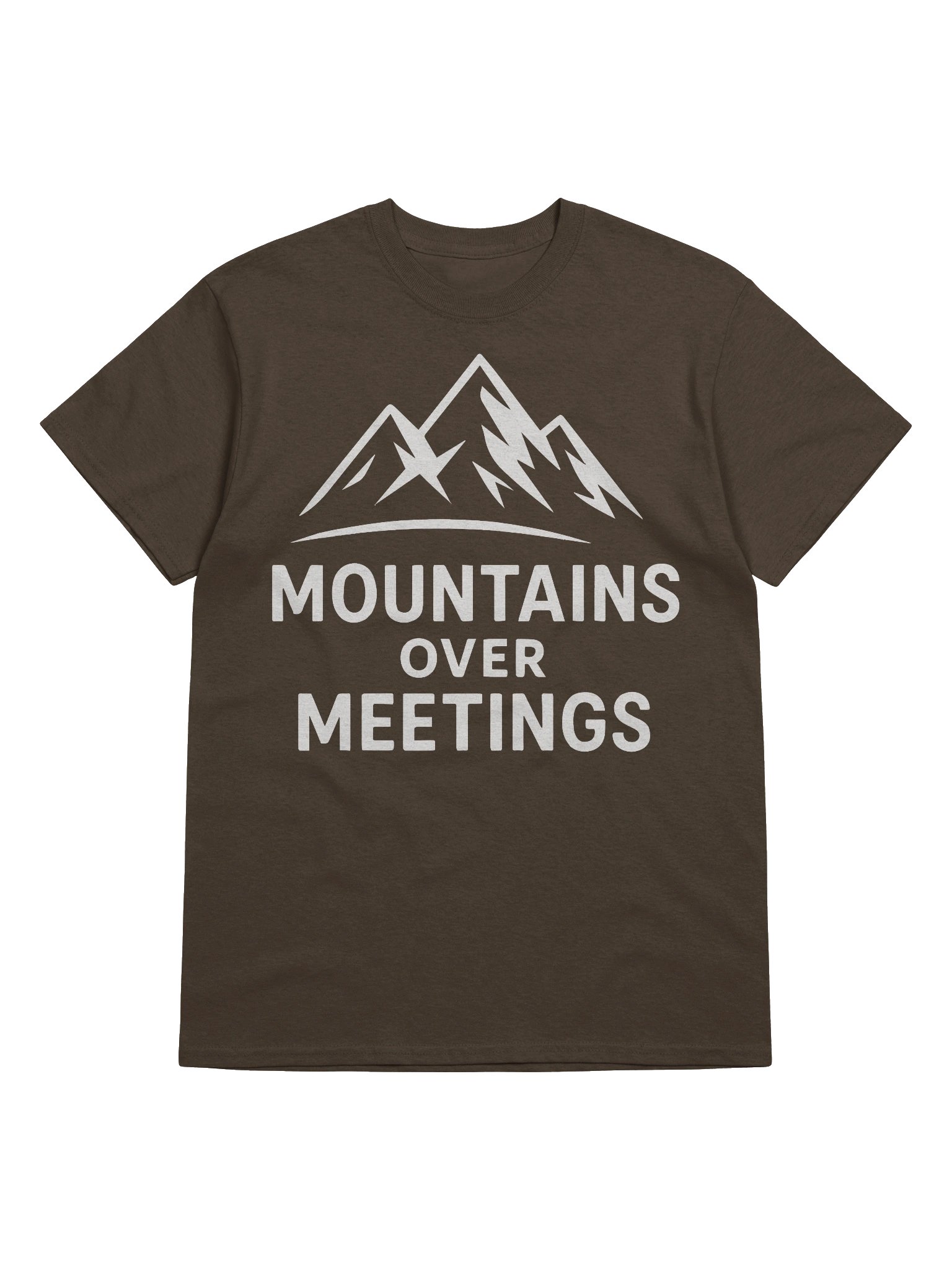 Mountains Over Meetings Adventure Tee product image (5)