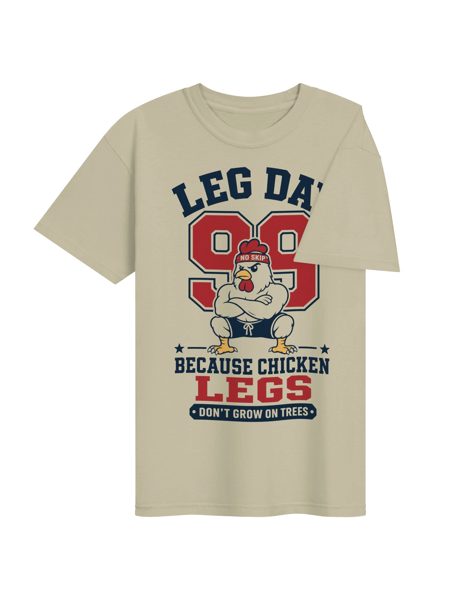 Leg Day No Skip Chicken Tee product image (11)