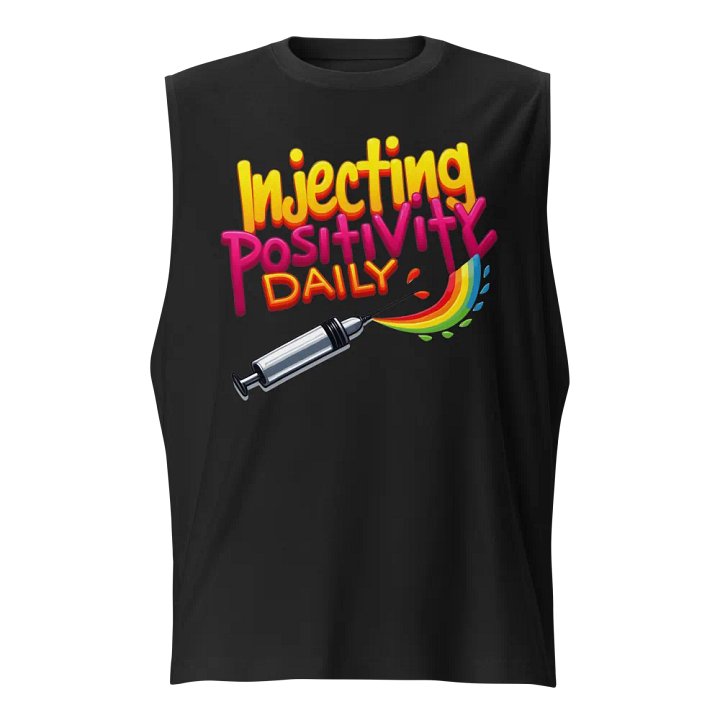 Rainbow Positivity Muscle Tank product image (1)