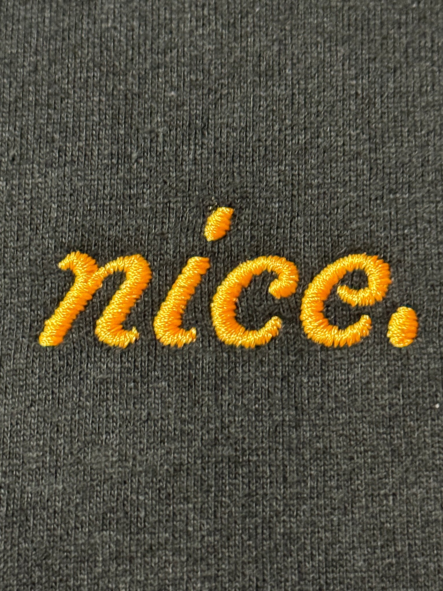 Nice. Gold Embroidered Hoodie (Black) product image (3)