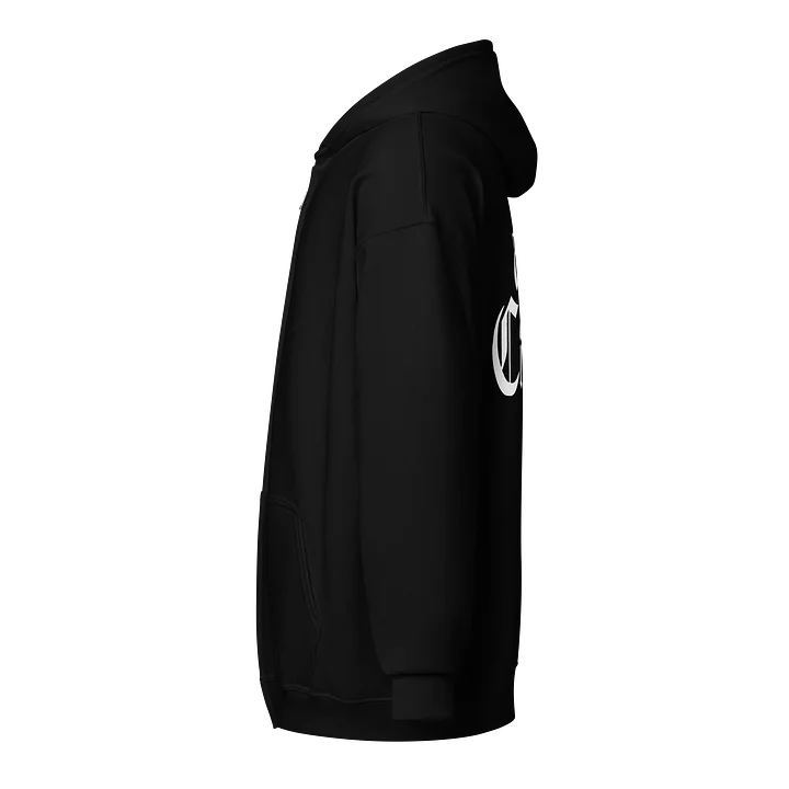 Generic Logo Zip Hoodie (White Logo) product image (2)