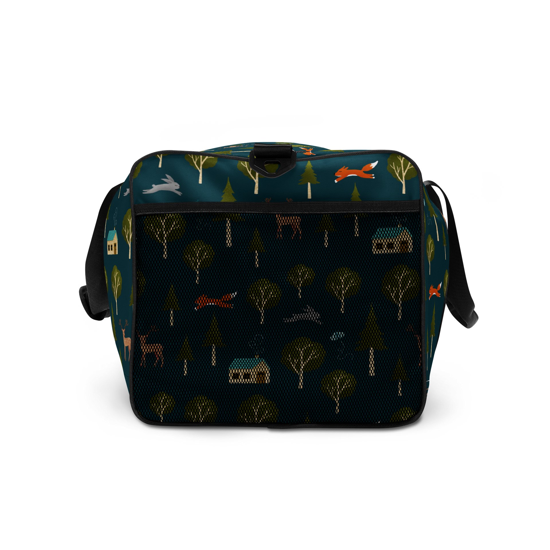 Cozy Cabin and Forest Animals Duffel Bag product image (7)