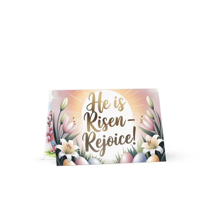 Rejoice: He is Risen Greetings Card product image (1)
