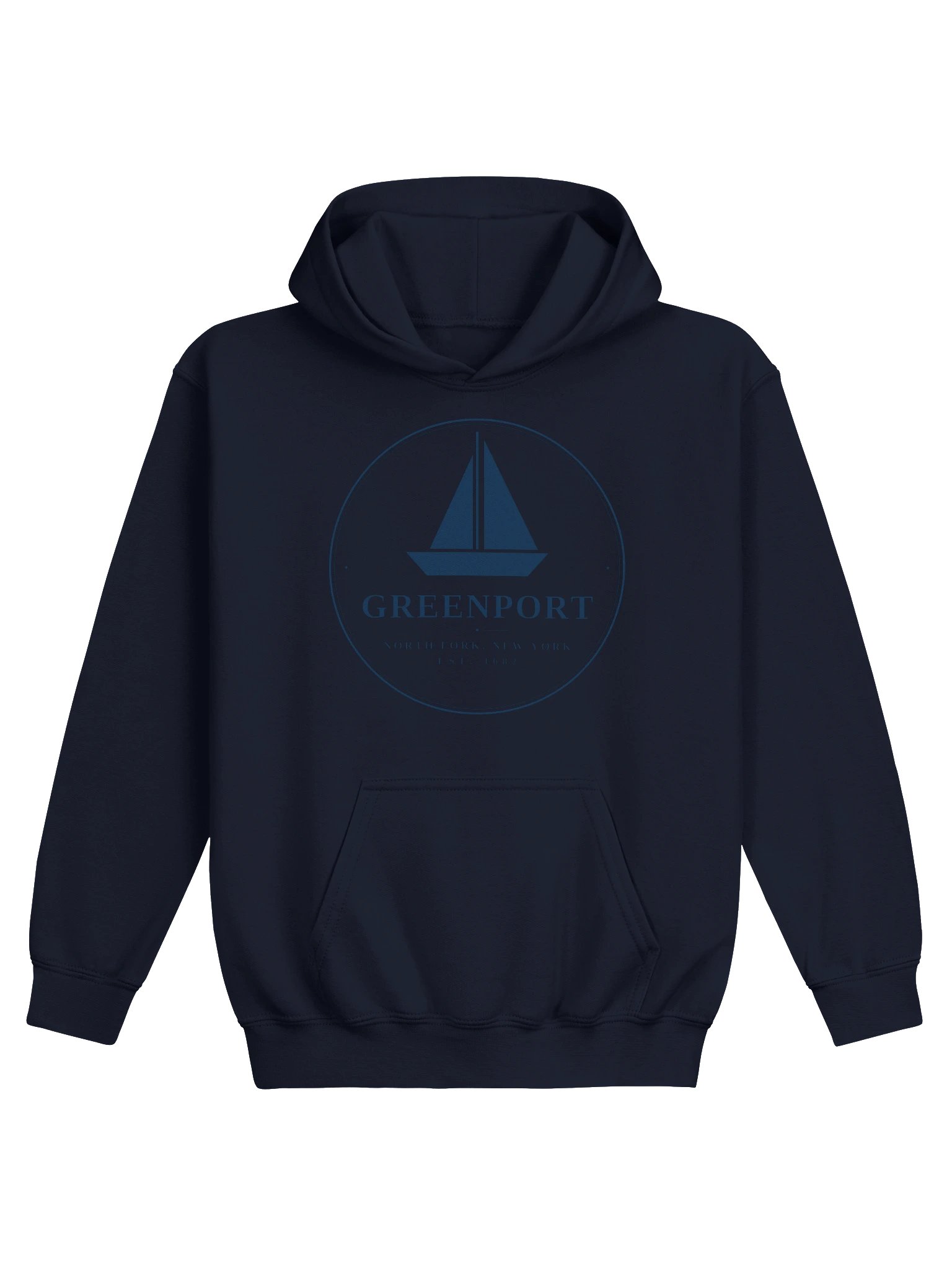 Greenport Harbor Crest Youth Hoodie product image (1)