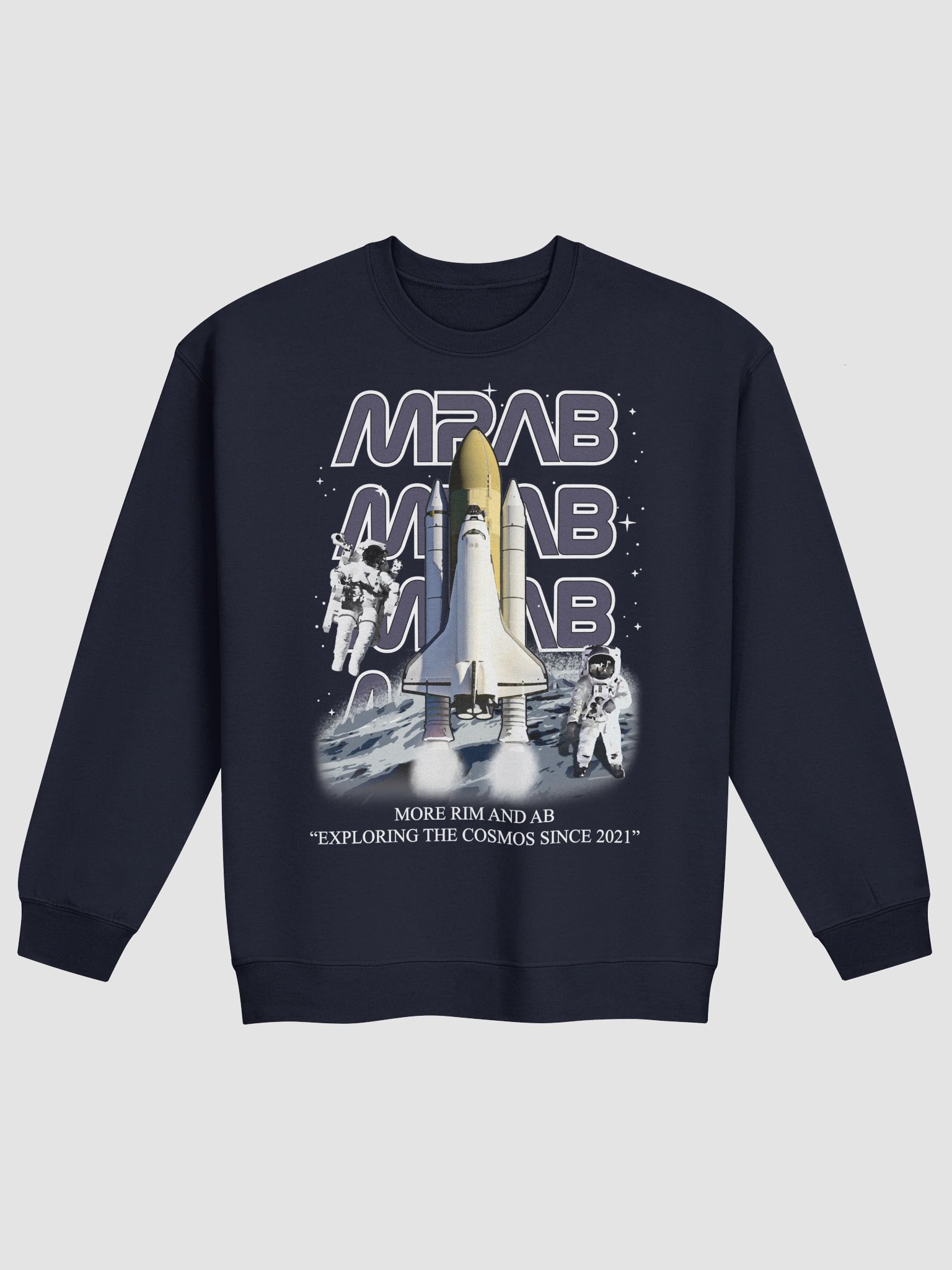 Space Exploration Crewneck Sweatshirt product image (1)