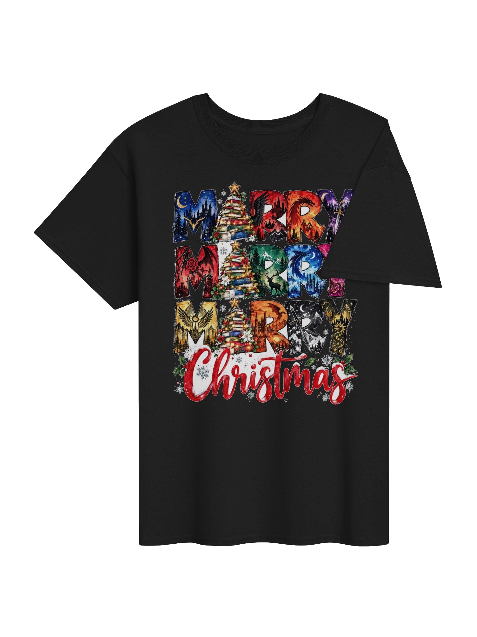 Merry Merry Merry Christmas Tee product image (4)