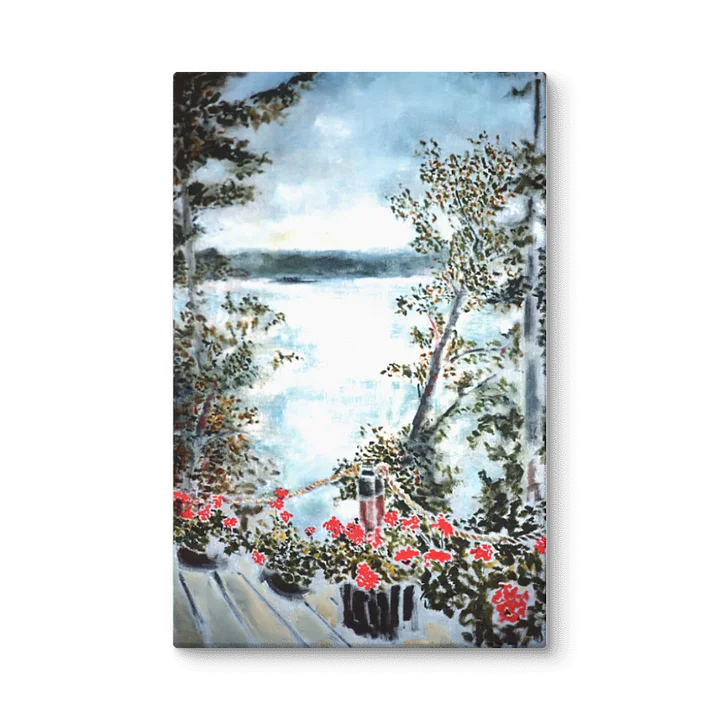 Clyde's View (1987) on canvas (26" x 40") product image (2)