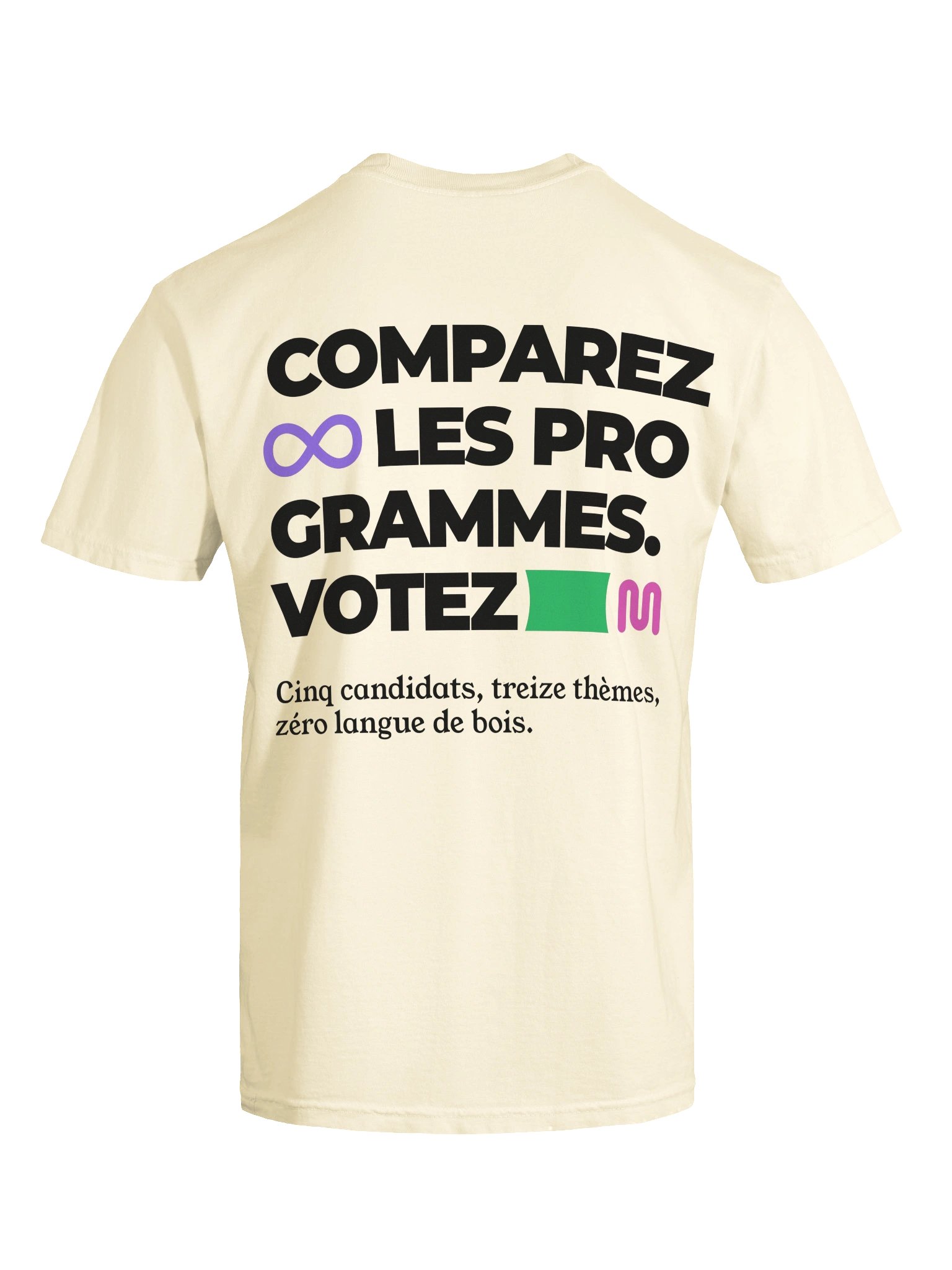 T-shirtcrème « Comparez » product image (11)