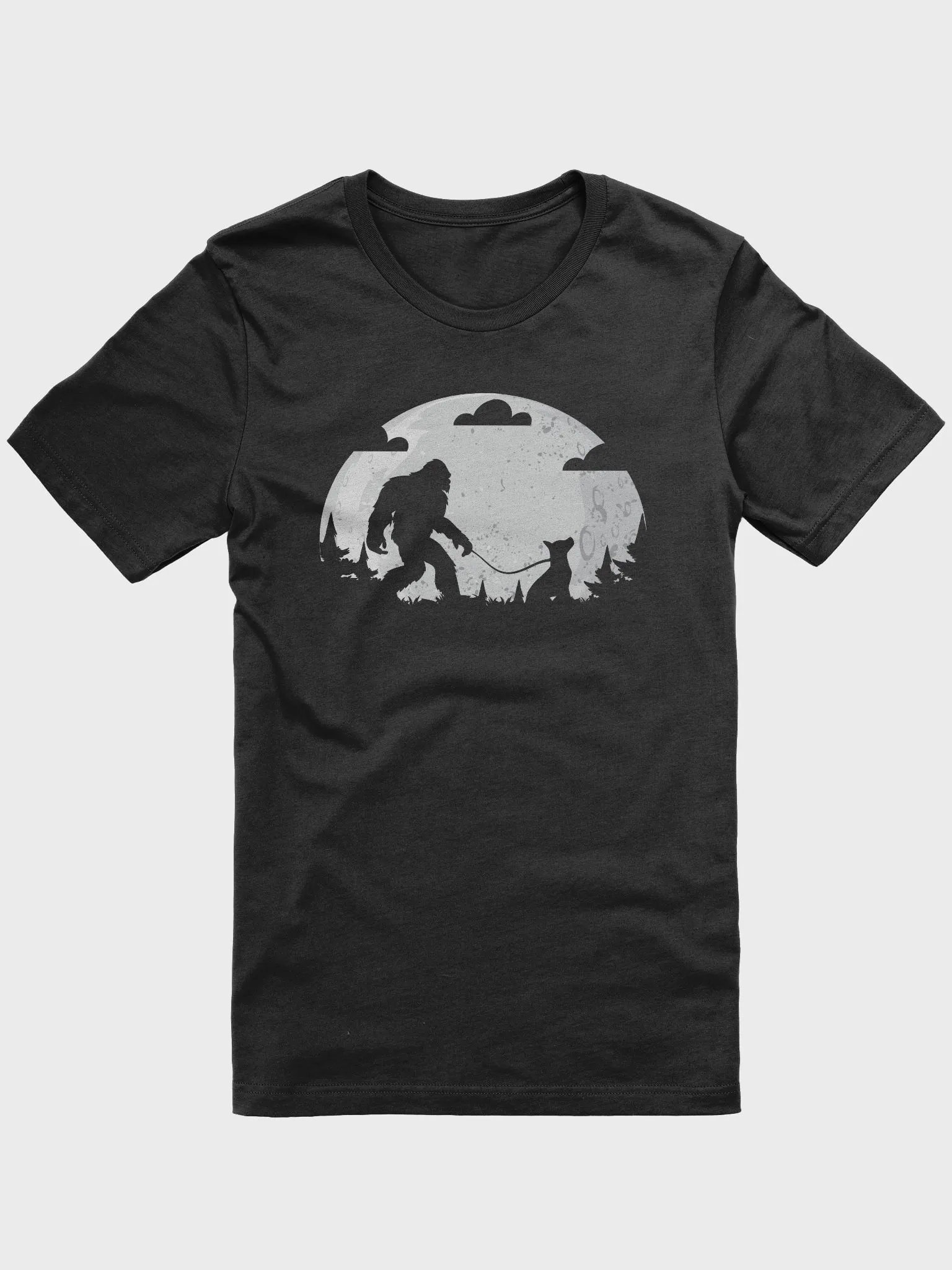 Big Foot Walking His Dog T-shirt product image (2)