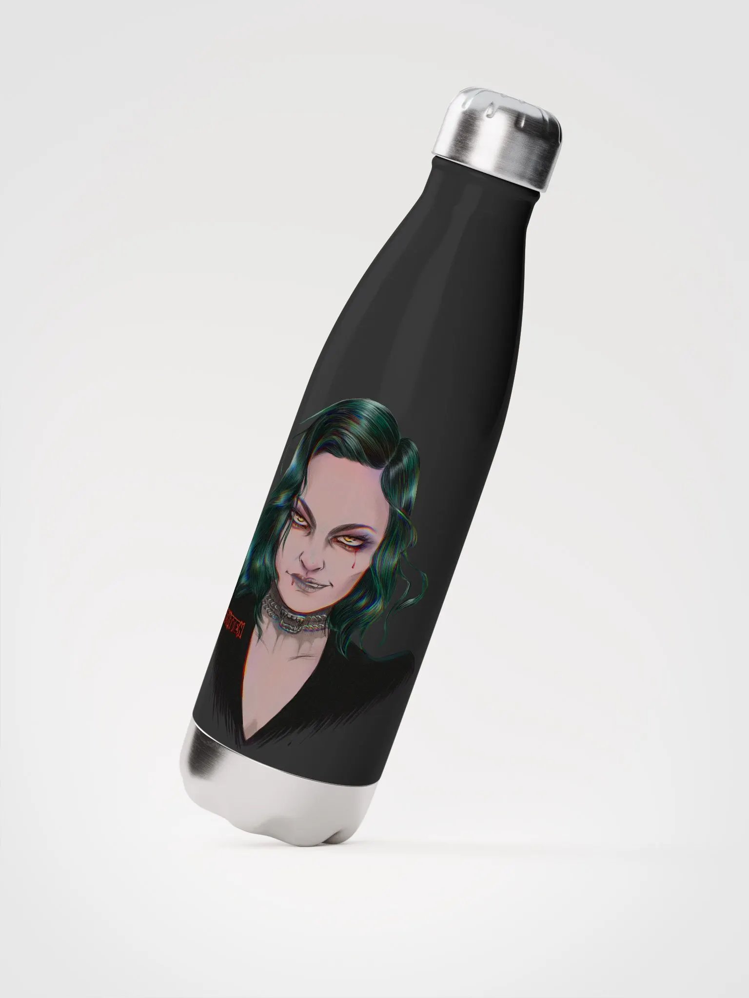 Mistress of Bats Stainless Steel Water Bottle product image (2)