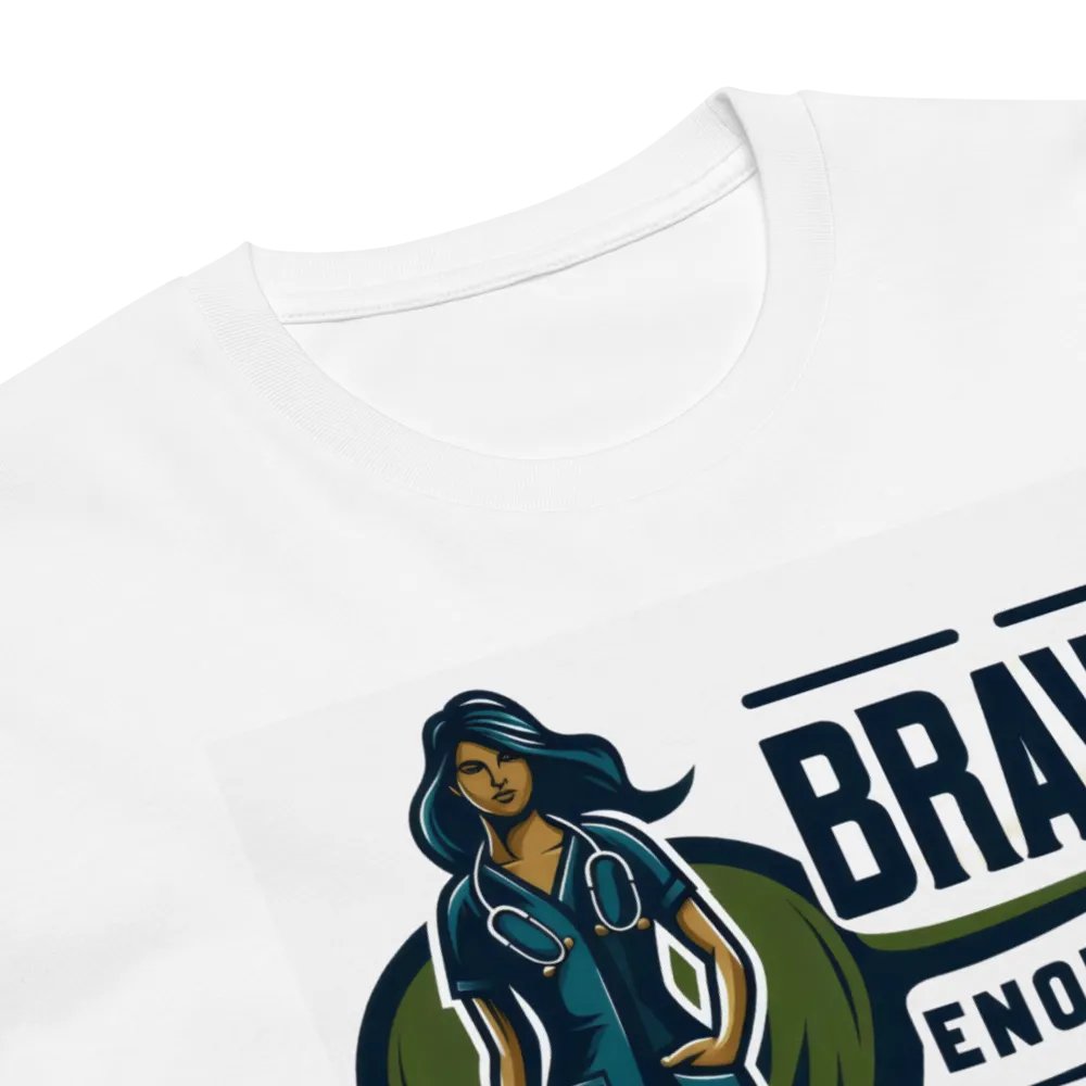 brave enough to care t-shirt product image (6)
