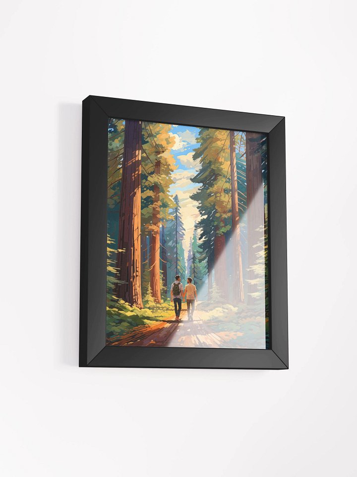 Seeing The Redwoods Together - Gay Couple Studio Framed Print product image (28)