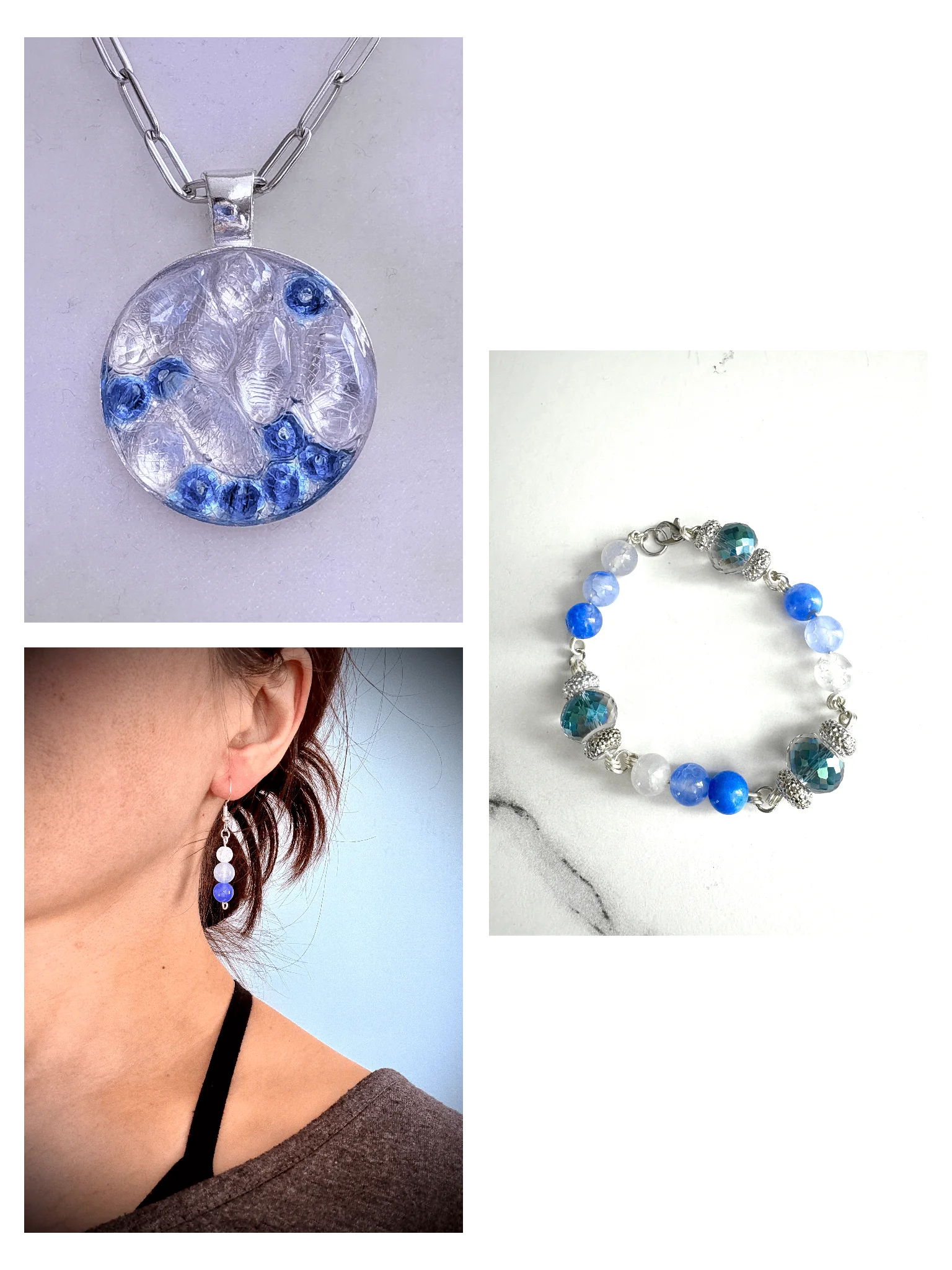 Tanzanite-esque Bundled Jewelry Set product image (1)