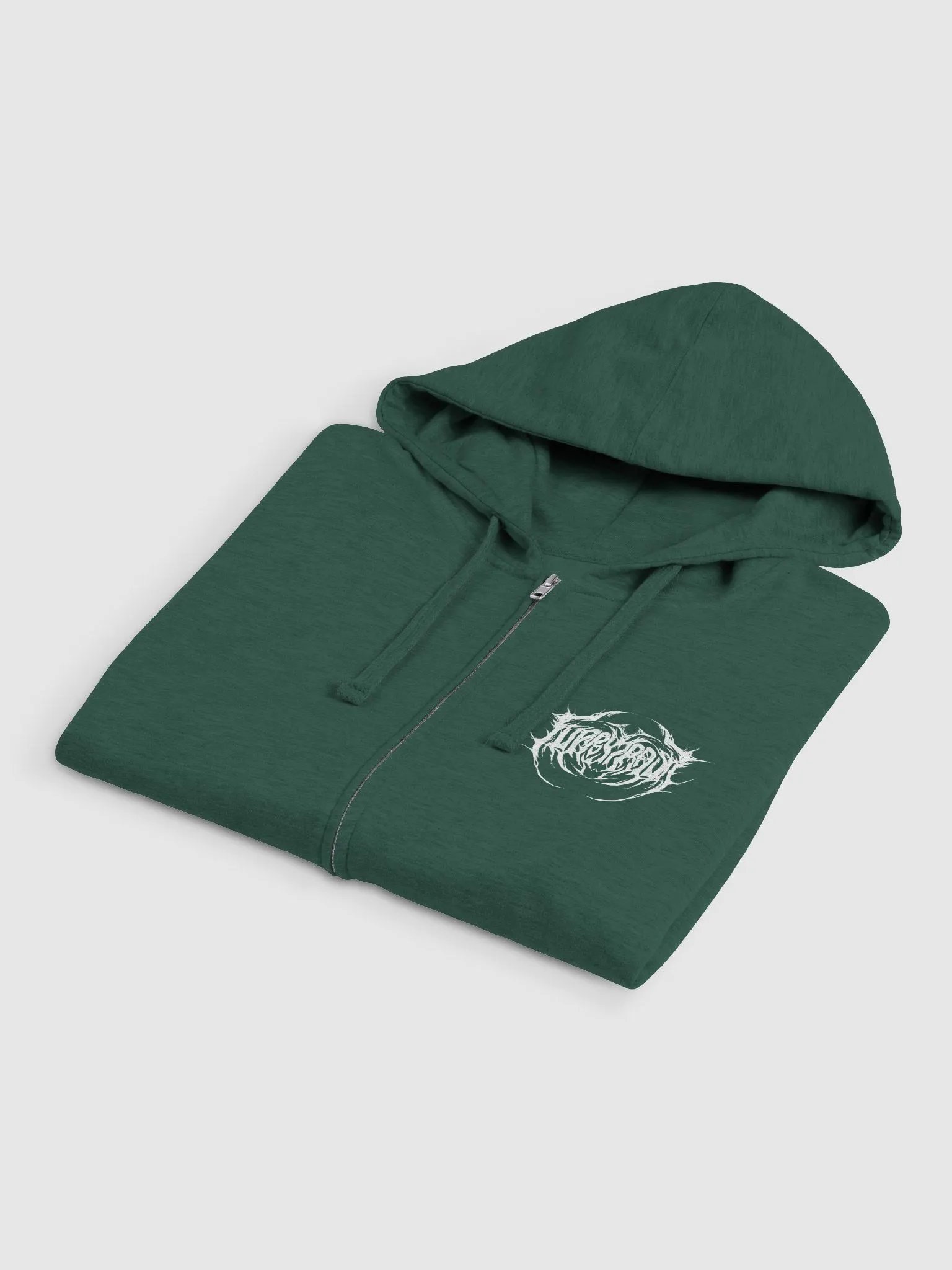 Furry Trash Metal Logo Zip-Up Hoodie product image (5)