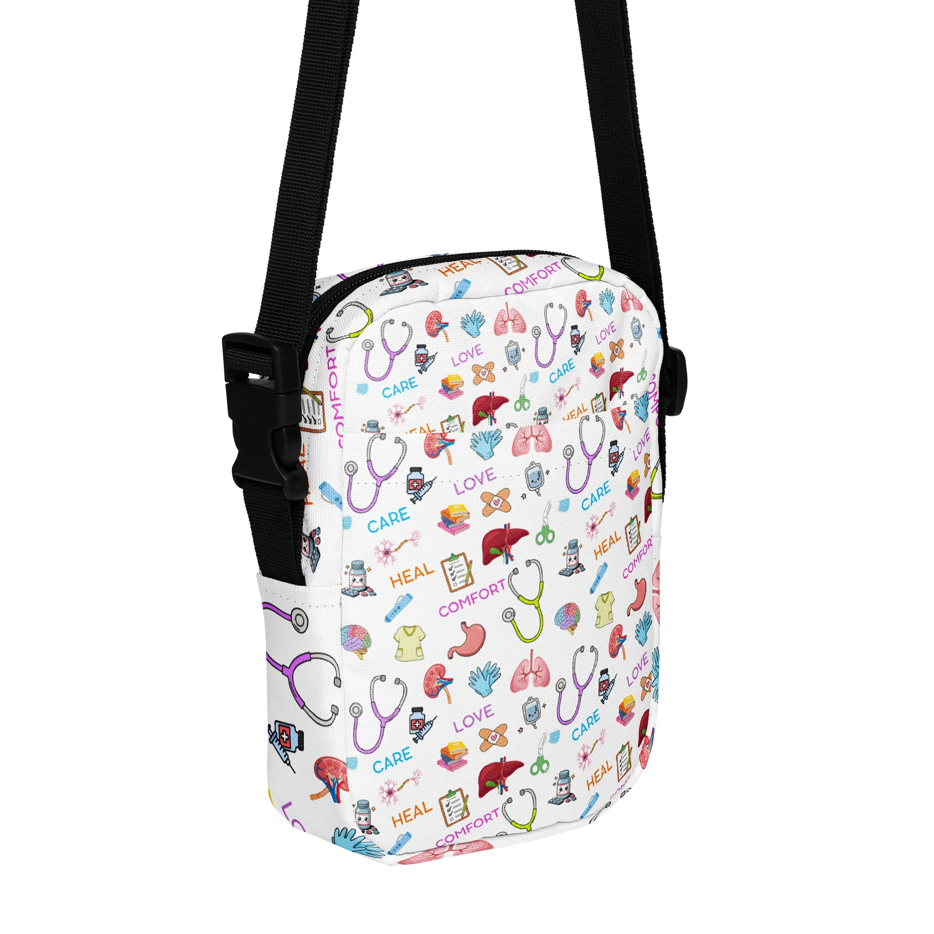 Nursing Student Crossbody Bag | Nursing Clinical Bag | Medical-Themed Nurse Bag by Nurse Sarah® product image (1)