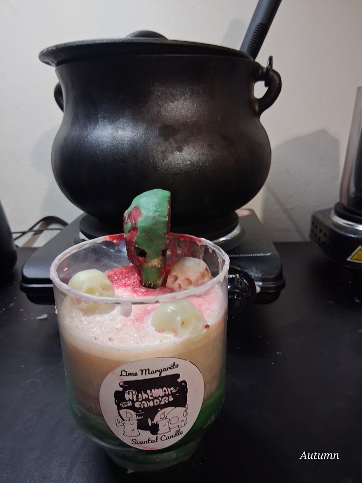 Wickless Lime Margarita Scented Candle product image (1)