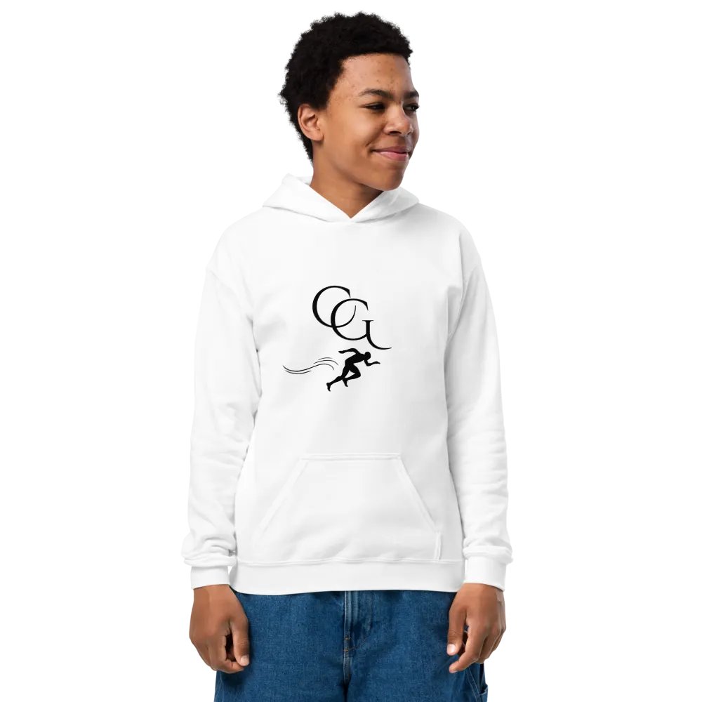 CG White Kids Hoodie product image (1)