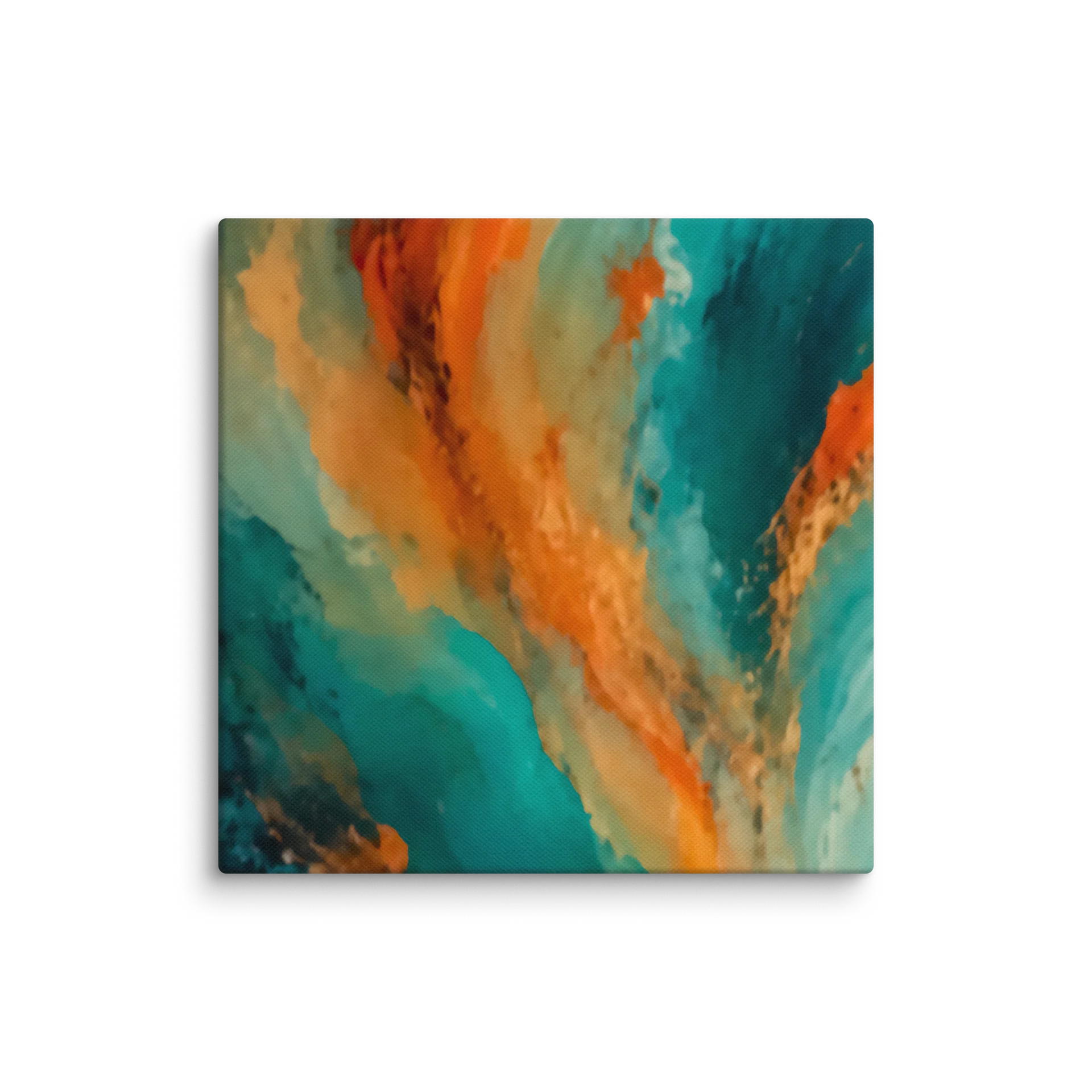 Turquoise and Orange Magic - The Canvas product image (1)