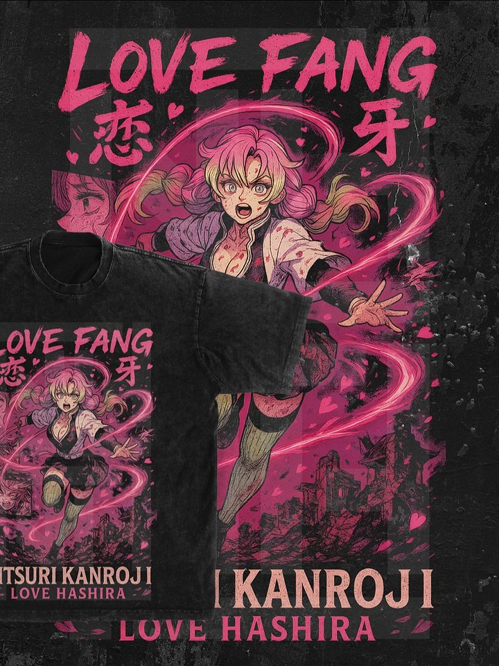 Mitsuri Kanroji Demon slayer | Kimetsu no Yaiba t-shirt PNG design product image (1)