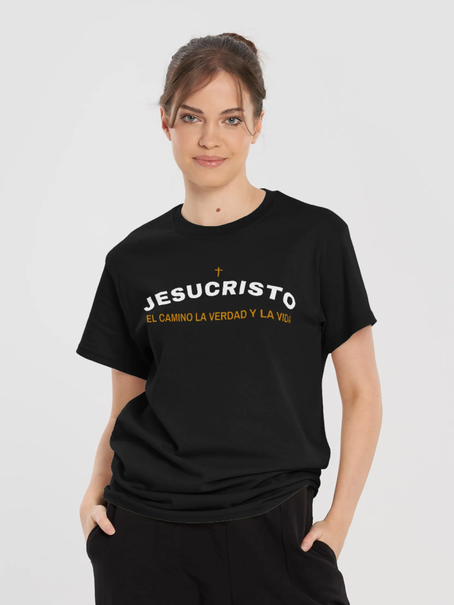 Camiseta Unisex Manga Corta | El camino, la verdad y la vida product image (2)