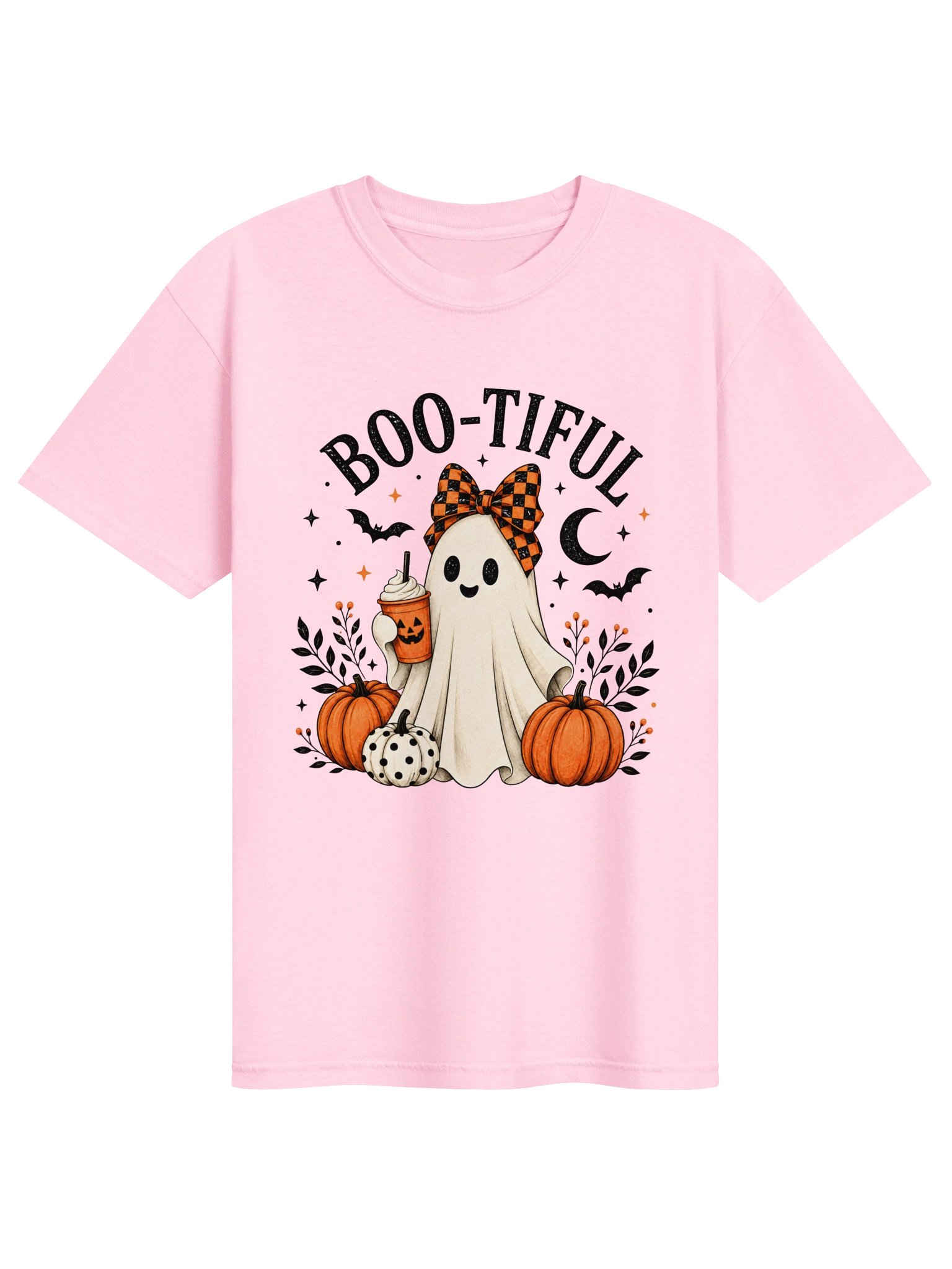 Boo-Tiful Ghost Halloween T-shirt product image (1)