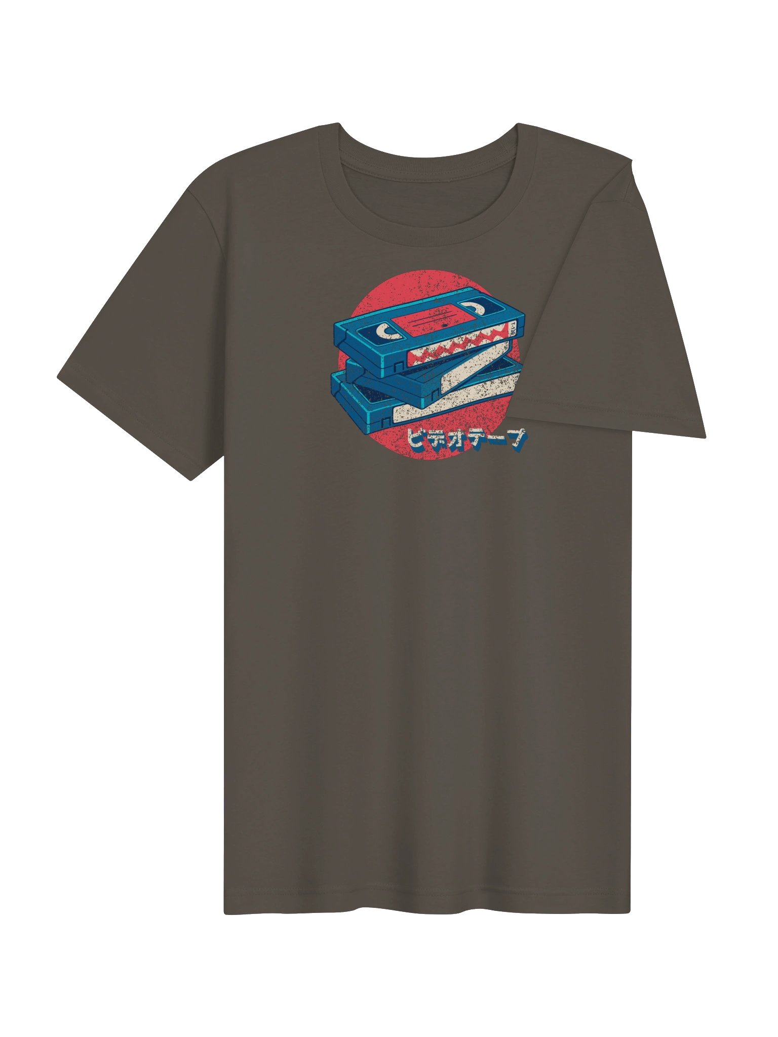 Retro VHS Stack in Japanese Katakana T-shirt product image (29)