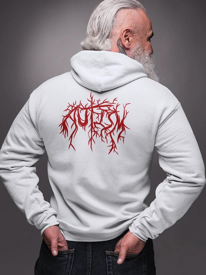 Autism metal zip hoodie product image (1)